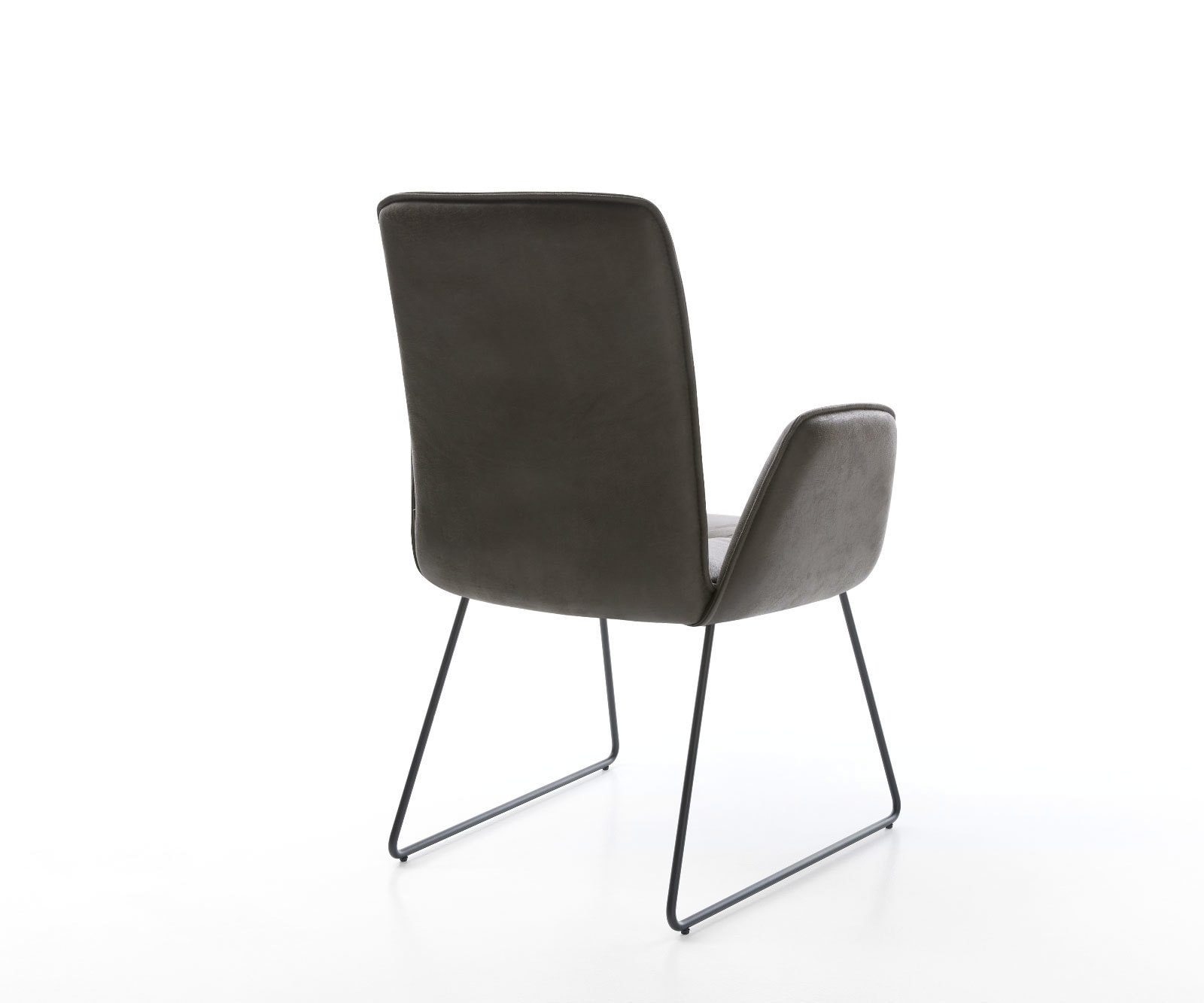 Esszimmerstuhl Vinja-Flex Mikrofaser Anthrazit Vintage Kufengestell Schwarz 5 Esszimmerstuhl Vinja-Flex Mikrofaser Anthrazit Vintage Kufengestell Schwarz 5