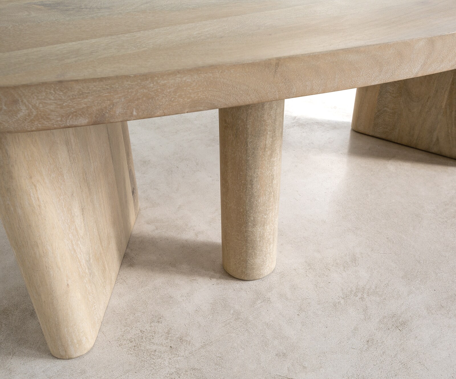Couchtisch Wido 110x50 cm Mango White Wash 5