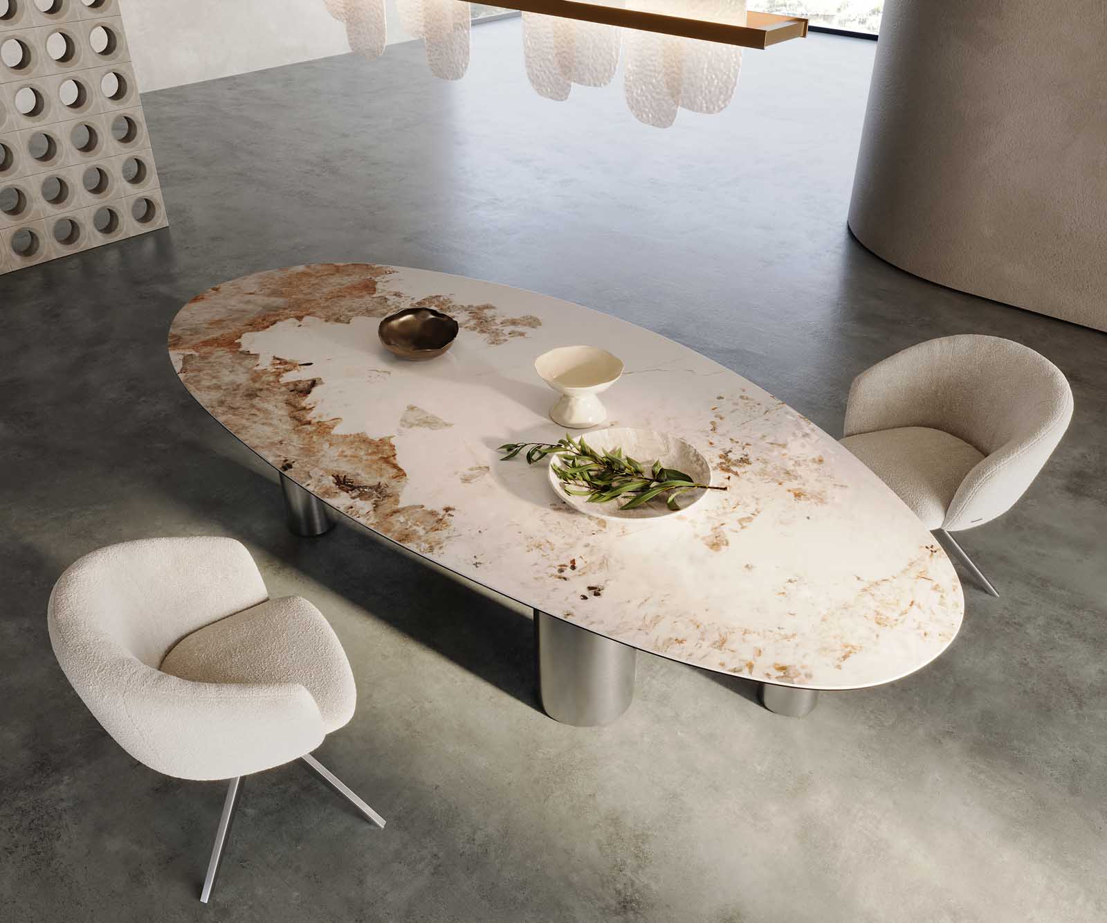 Esstisch Edge Keramik Oval 5