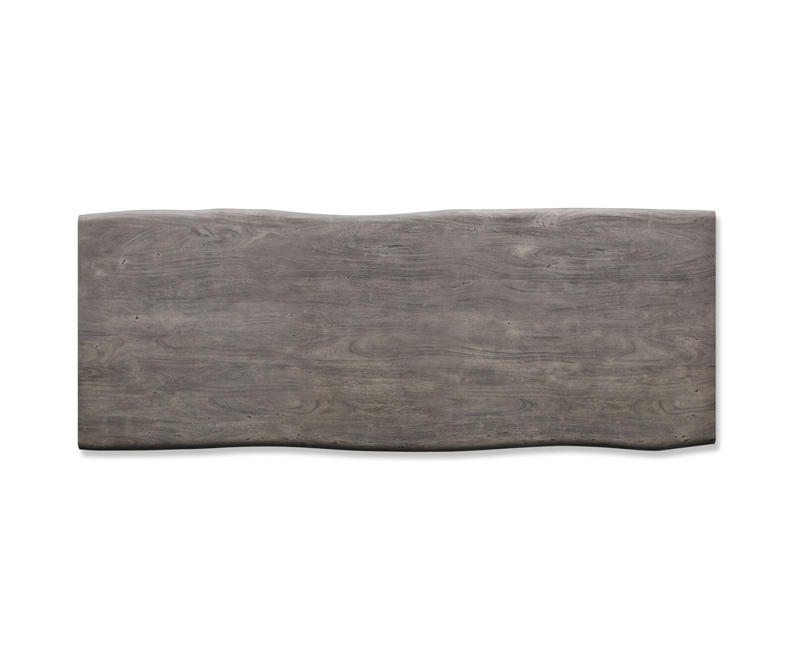 Esstischplatte Edge 260x100cm XL Akazie Platin Live-Edge 1