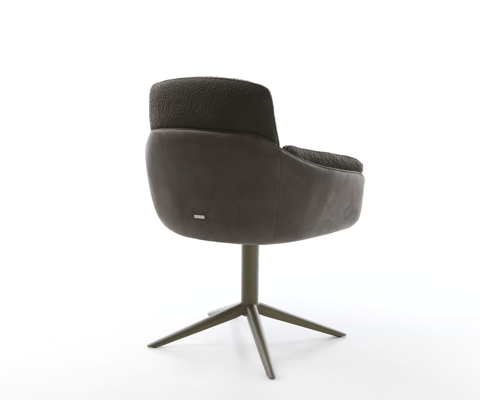 Drehstuhl Luan-Flex mit Armlehnen Materialmix Schwarz Fußkreuz Effektfinish Titan 360° drehbar Wippfunktion 4 Drehstuhl Luan-Flex mit Armlehnen Materialmix Schwarz Fußkreuz Effektfinish Titan 360° drehbar Wippfunktion 4