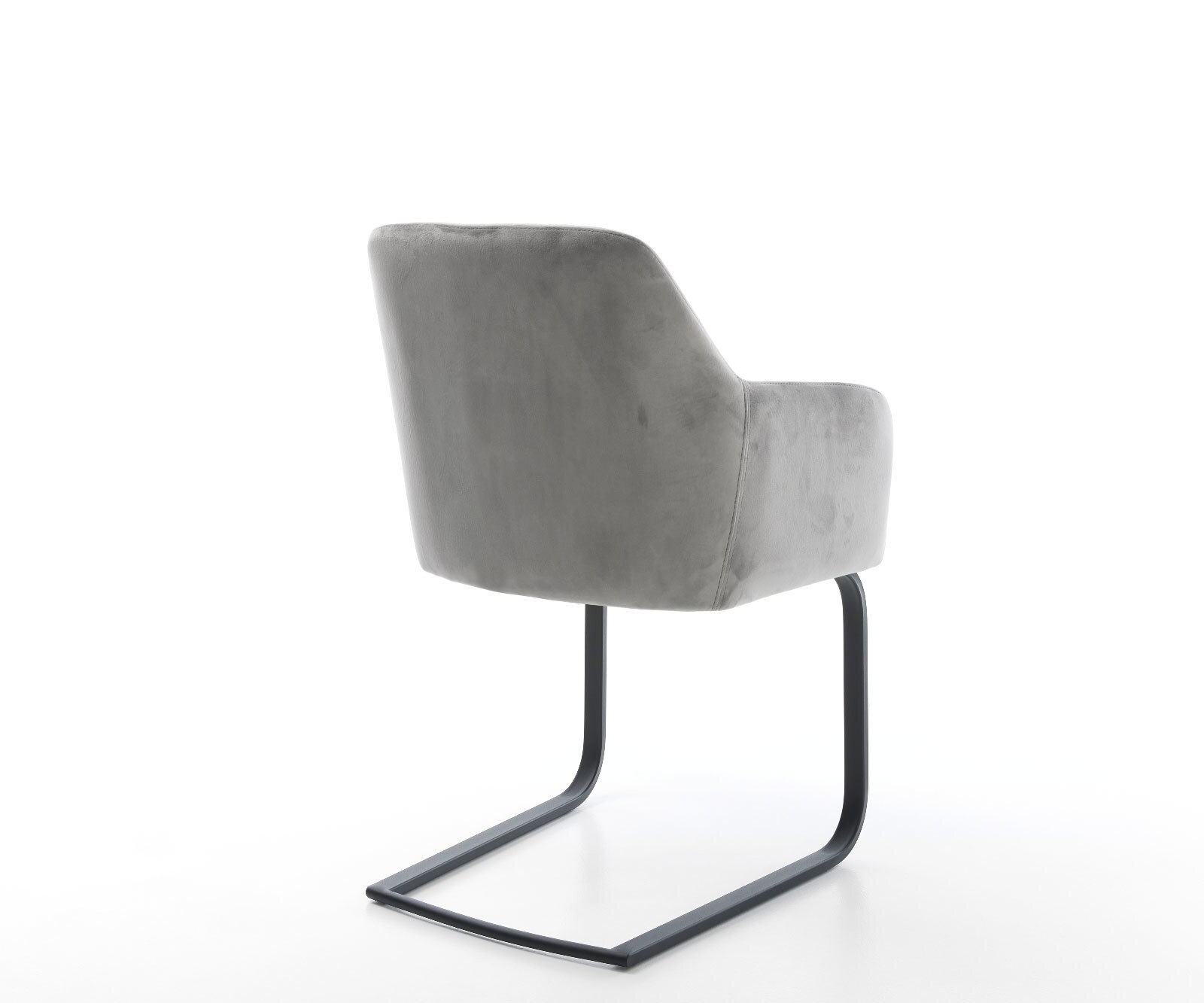 Freischwinger Greg-Flex Samt Grau Freischwinger flach Schwarz Taschenfederkern 4 Freischwinger Greg-Flex Samt Grau Freischwinger flach Schwarz Taschenfederkern 4