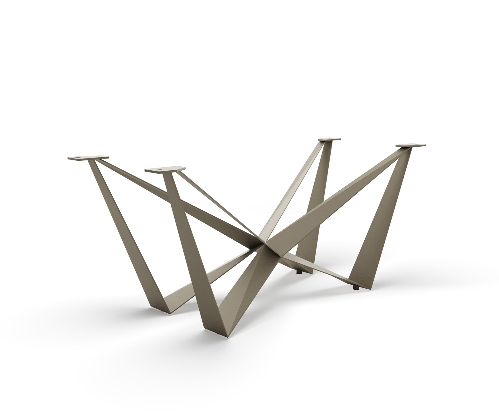 Piètement de table Spider métal noir pour plateaux à partir de 200 cm 4