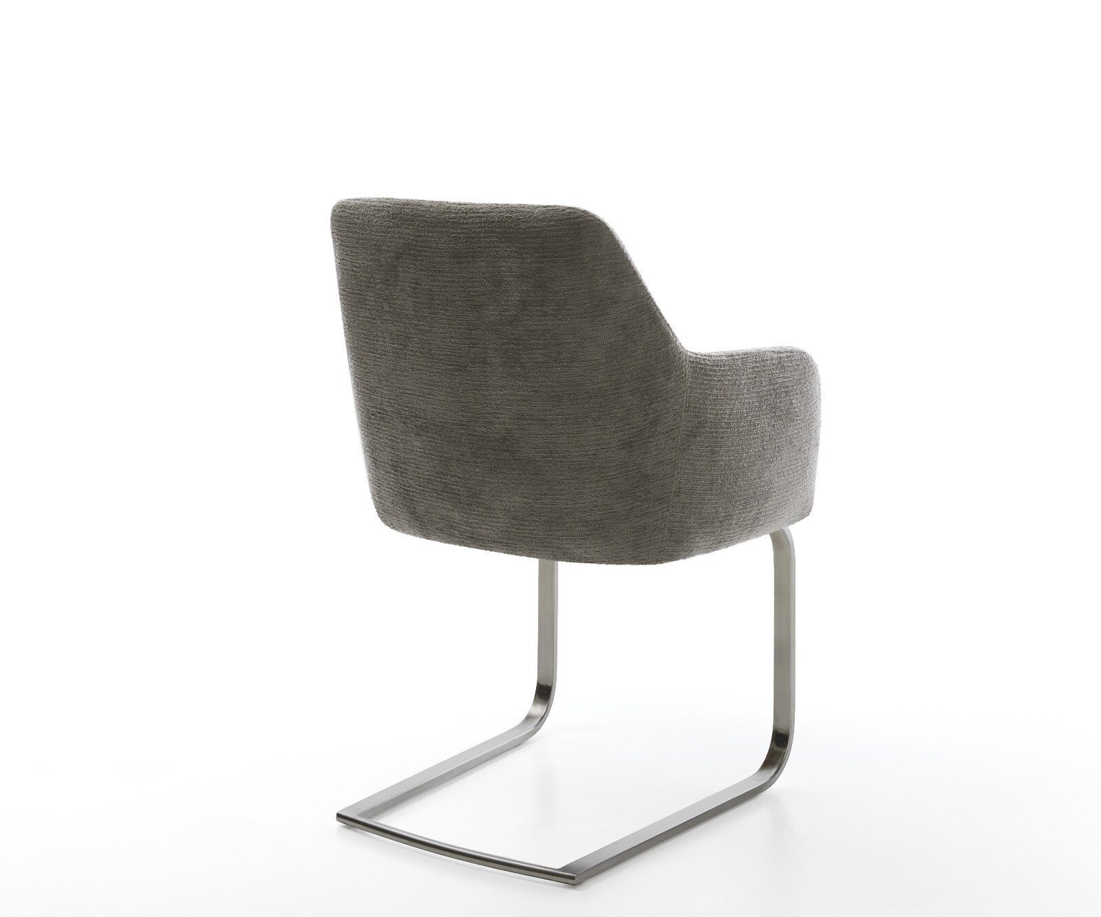 Cantilever Greg-Flex bouclé doux couleur boue pied cantilever plat grafiete resorts ensachés 4