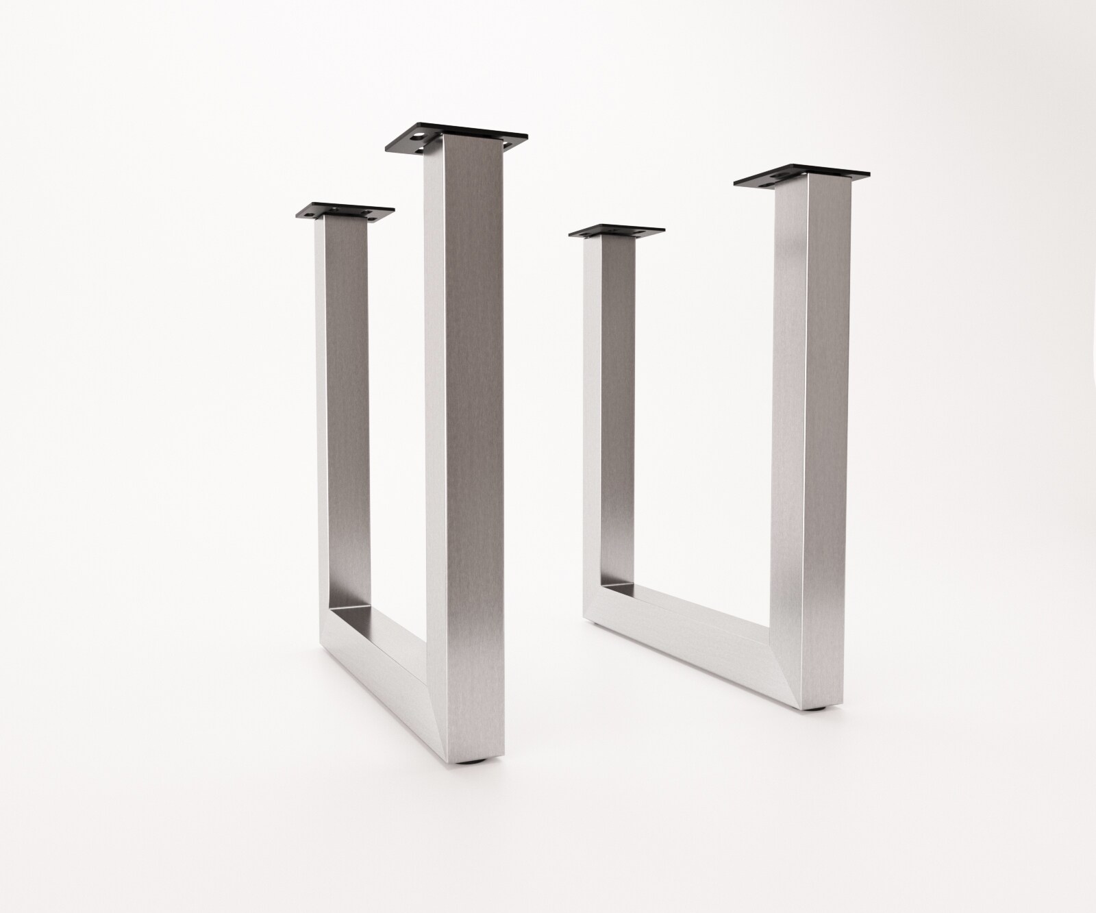 Cadre de table acier inoxydable large (set de 2) 4