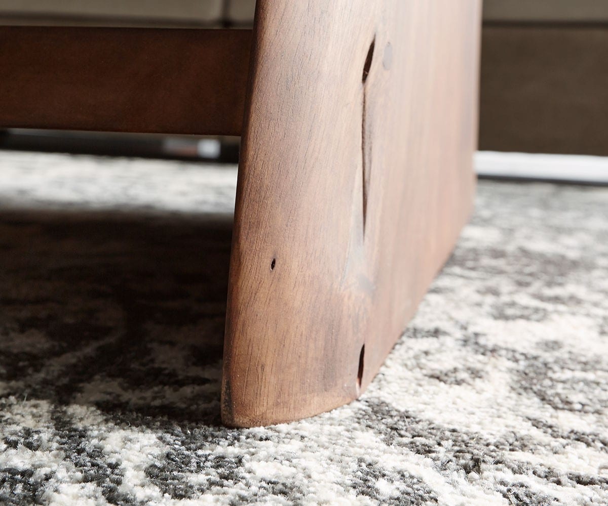 Couchtisch Live-Edge 130x60 cm Akazie Braun Baumkante 6 Couchtisch Live-Edge 130x60 cm Akazie Braun Baumkante 6