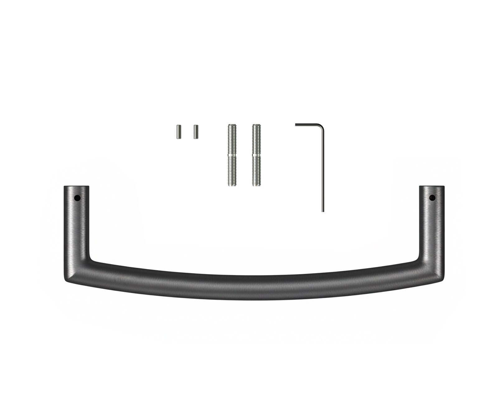 Poignée-de-chaise-de-bar Flex-Flach acier inoxydable grafiete 1