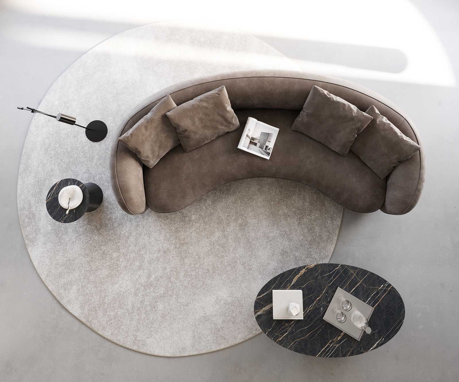 3-Sitzer Larna 260x120 cm Mikrofaser Taupe Vintage 3 3-Sitzer Larna 260x120 cm Mikrofaser Taupe Vintage 3