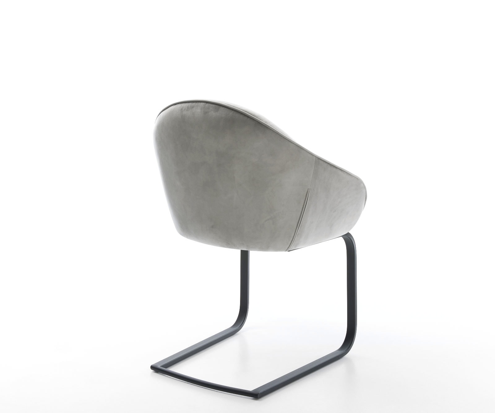 Freischwinger Gaio-Flex Samt Grau Freischwinger flach Schwarz 5