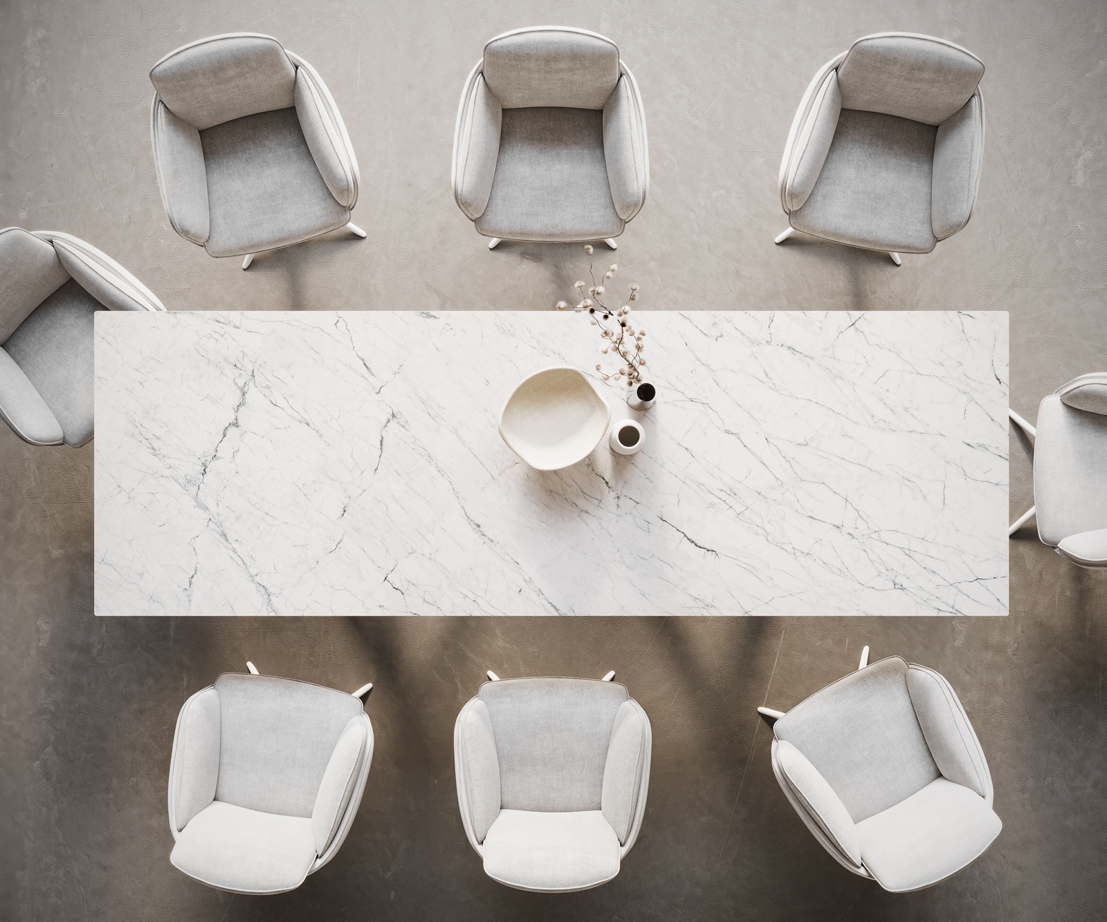 Esstisch Edge 300x100 Keramik Laminam®Statuarietto Weiß Estelar rund Metall Weiß 5 Esstisch Edge 300x100 Keramik Laminam®Statuarietto Weiß Estelar rund Metall Weiß 5