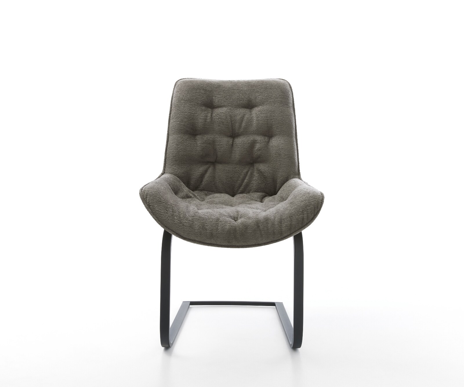 Freischwinger Taimi-Flex Bouclé Soft Schlamm Freischwinger flach Schwarz 2