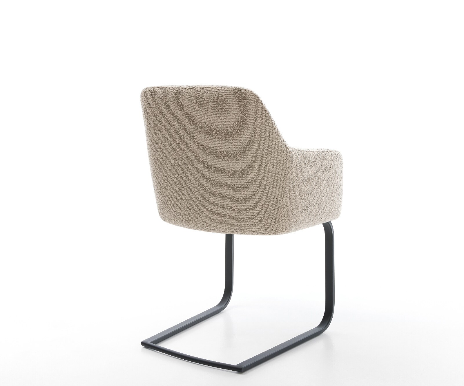 Cantilever Greg-Flex bouclé boue pied cantilever plat noir ressorts ensachés 4