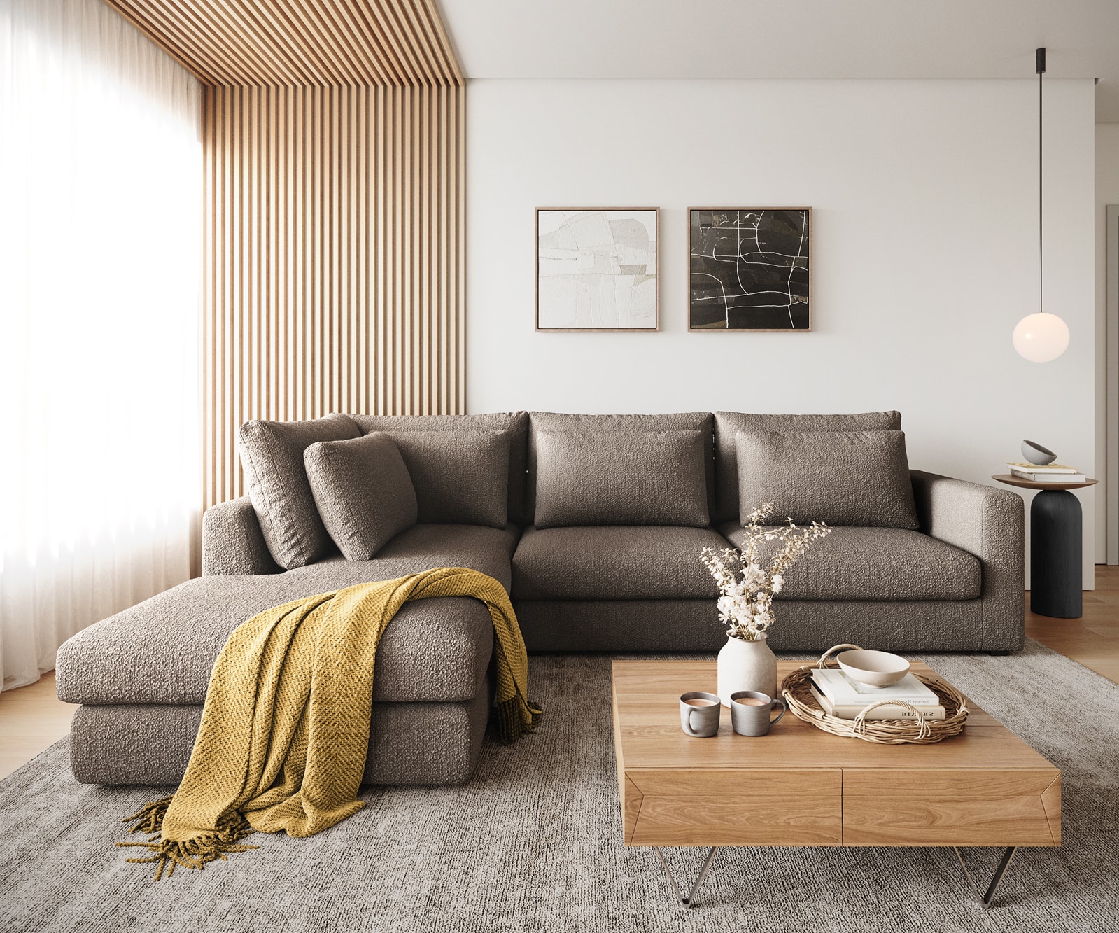 Ecksofa Isla 330x225 cm mit Ottomane 3 Ecksofa Isla 330x225 cm mit Ottomane 3