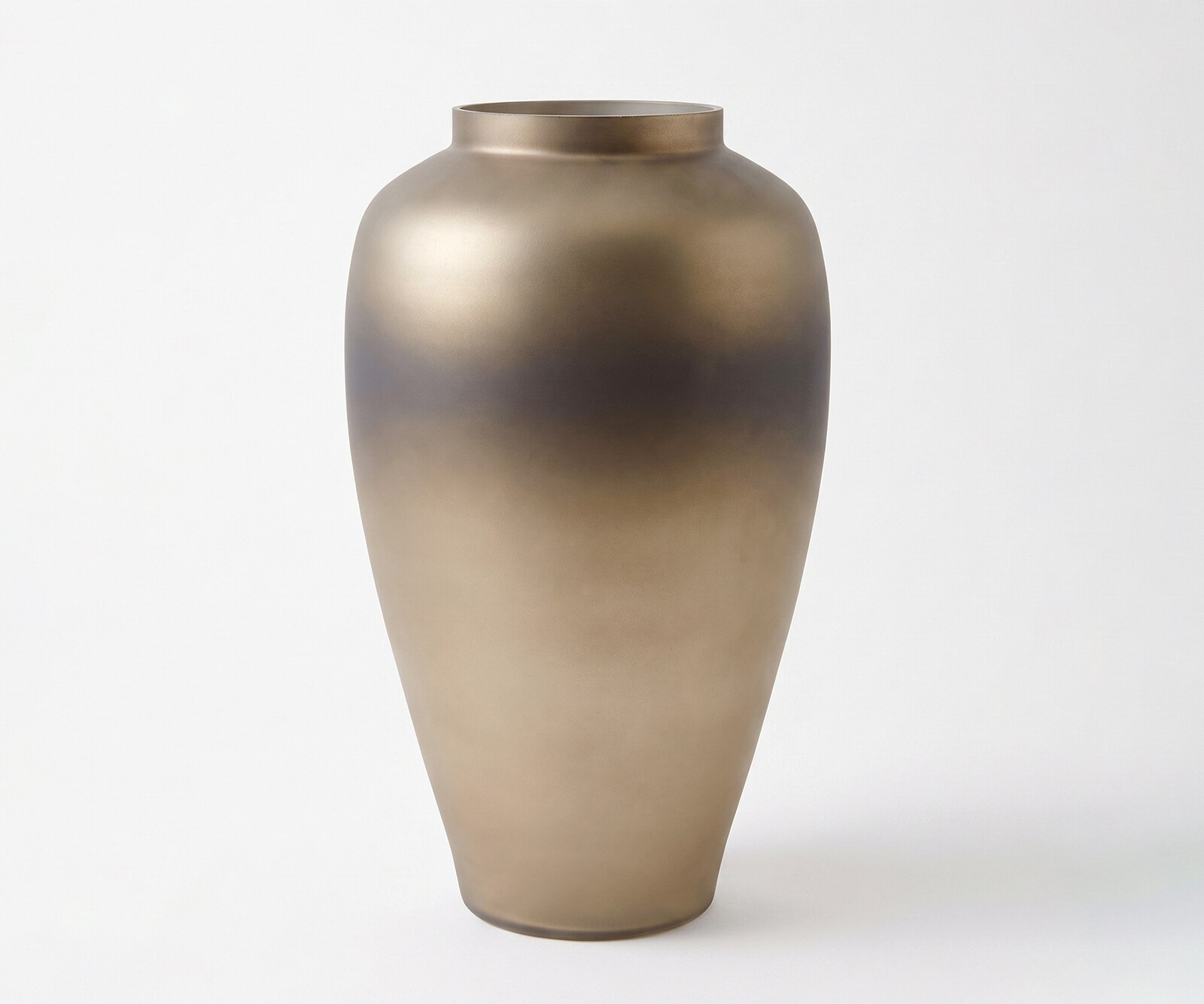 Vase Somera l29 x P29 x H52 cm Verre Aurum Soufflé à la bouche