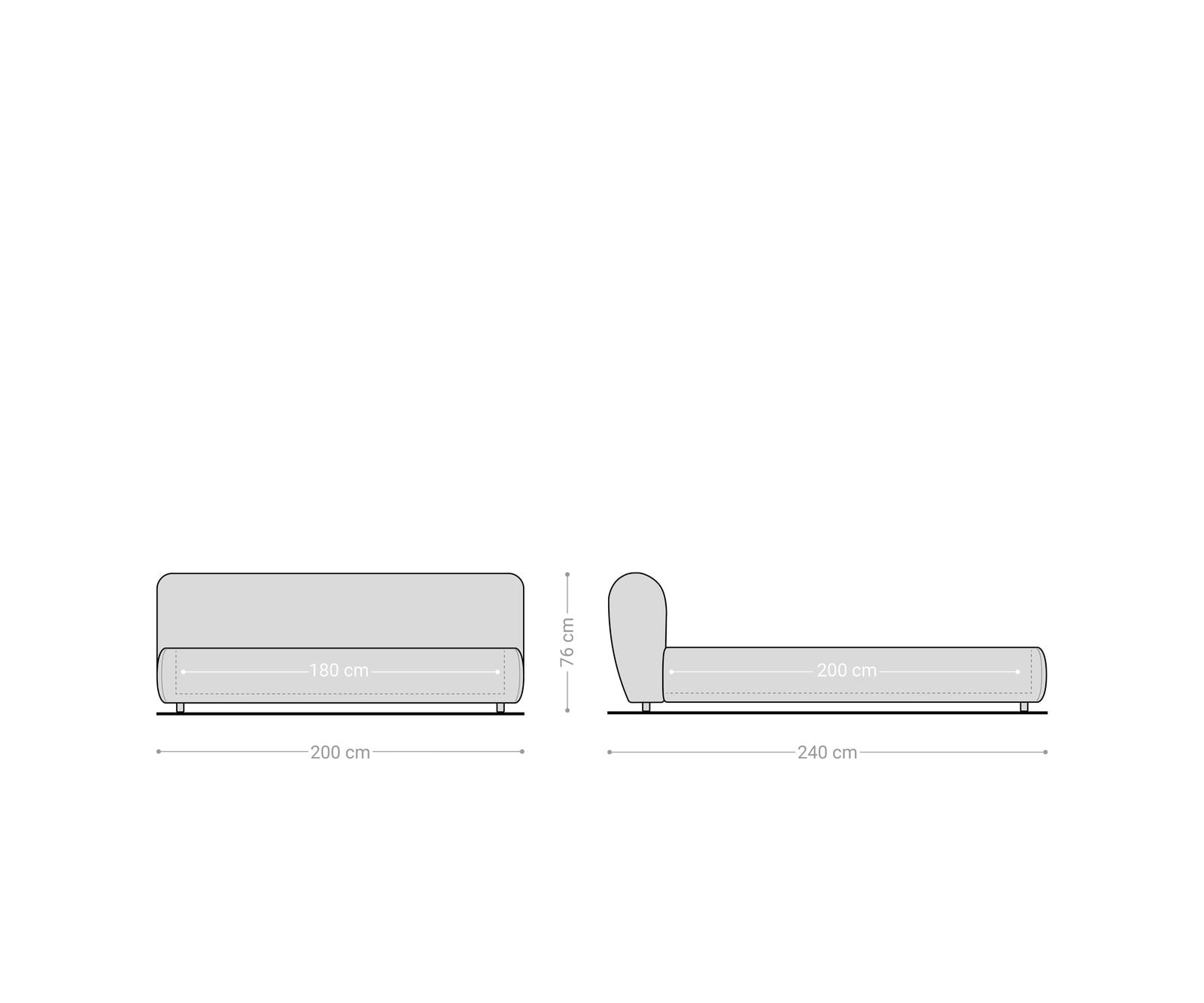 Polsterbettgestell Shona 180x200 cm Teddystoff Rost 6 Polsterbettgestell Shona 180x200 cm Teddystoff Rost 6