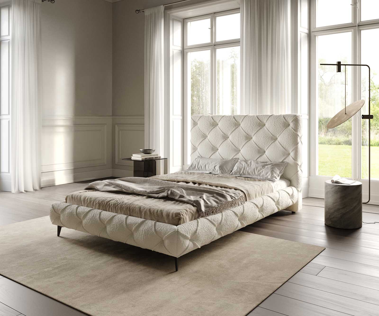 Designer Polsterbettgestell Nayara Designer Polsterbettgestell Nayara