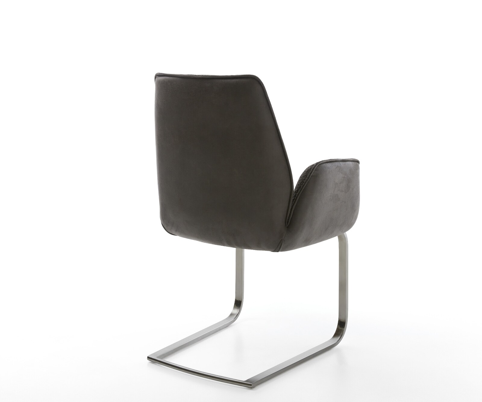 Freischwinger Zoa-Flex Materialmix Schwarz Freischwinger flach Graphit Taschenfederkern 4