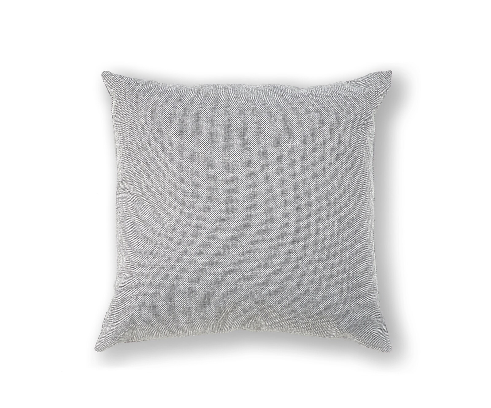 Coussin Dalma 50x50 cm tissu plat gris 1