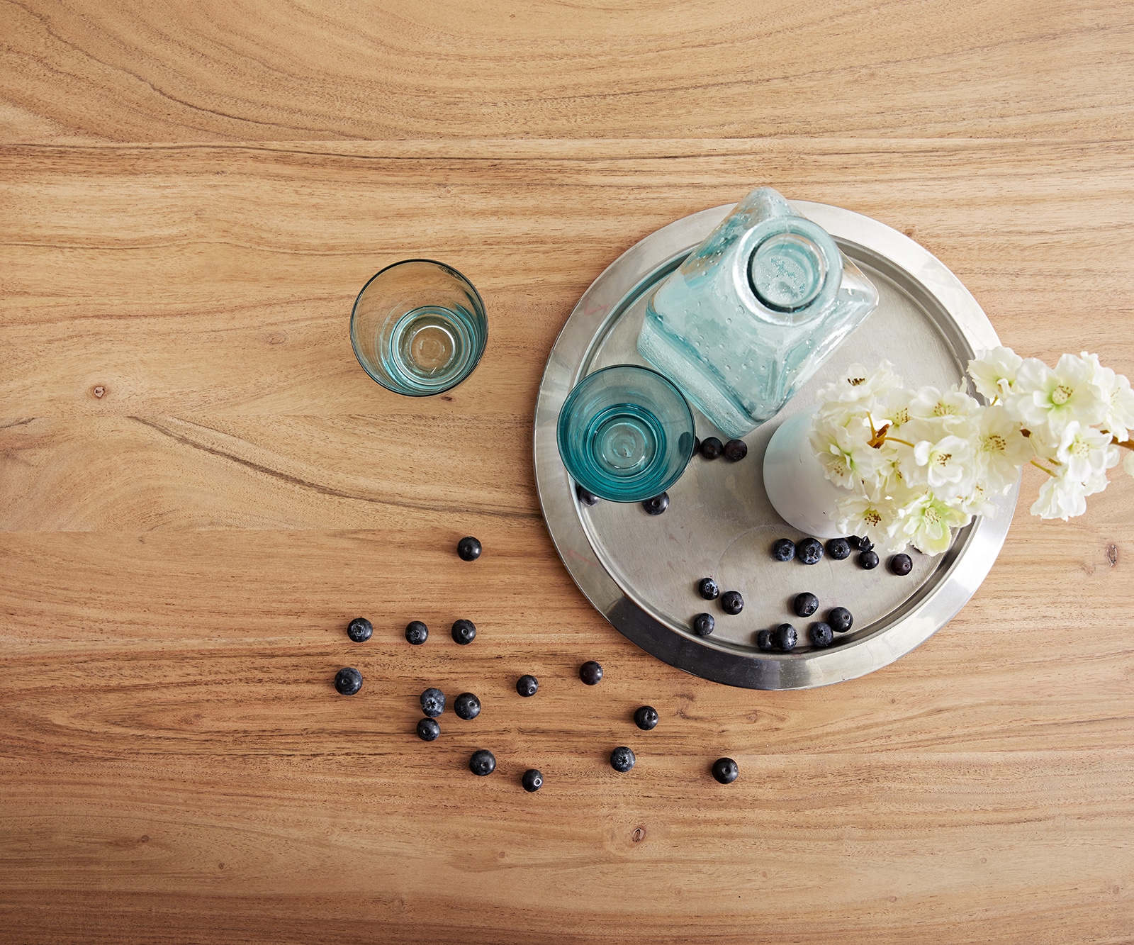 Couchtisch Fevo 80x60 cm Akazie Natur L-Fuß Edelstahl 5 Couchtisch Fevo 80x60 cm Akazie Natur L-Fuß Edelstahl 5