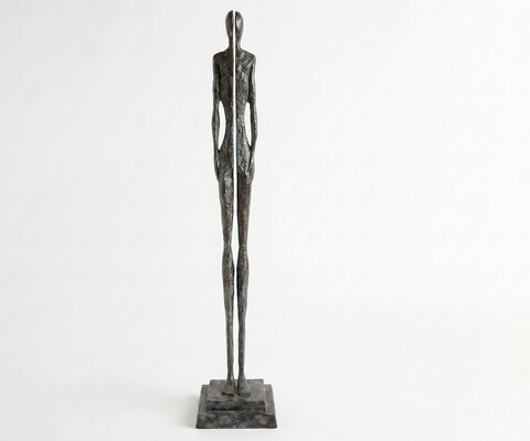 Figur Divora B29 x T29 x H157 cm Aluminium Umbra Antica Handgemacht