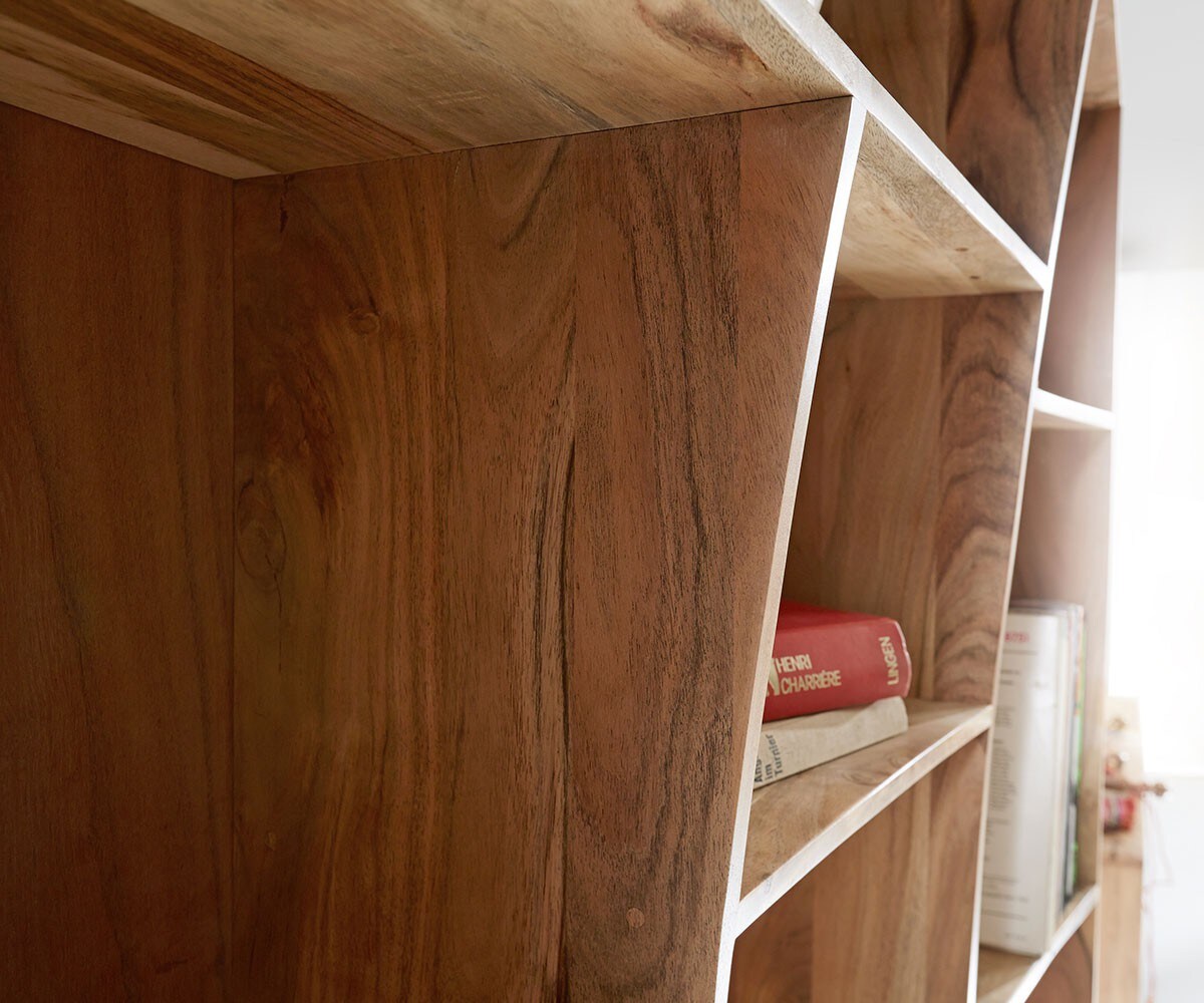 Etagère Live-Edge 121 cm acacia nature droite 6