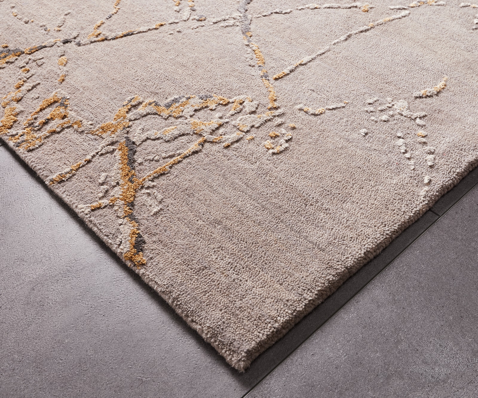 Teppich Handgeknüpft Urban Pause 250x300 cm Silbergrau by Jaipur Rugs 1 Teppich Handgeknüpft Urban Pause 250x300 cm Silbergrau by Jaipur Rugs 1