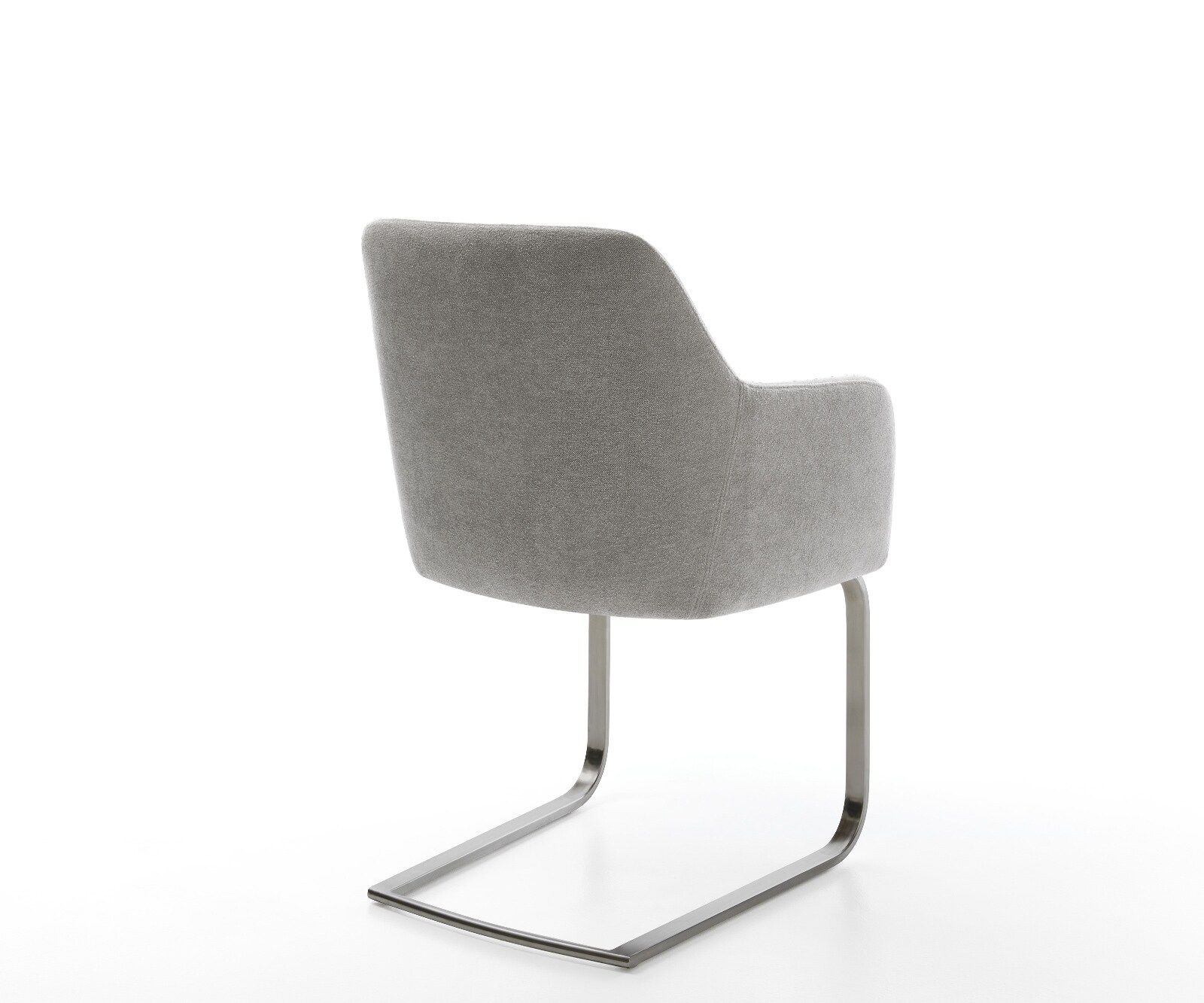 Freischwinger Greg-Flex Strukturstoff Soft Grau Freischwinger flach Graphit Taschenfederkern 4