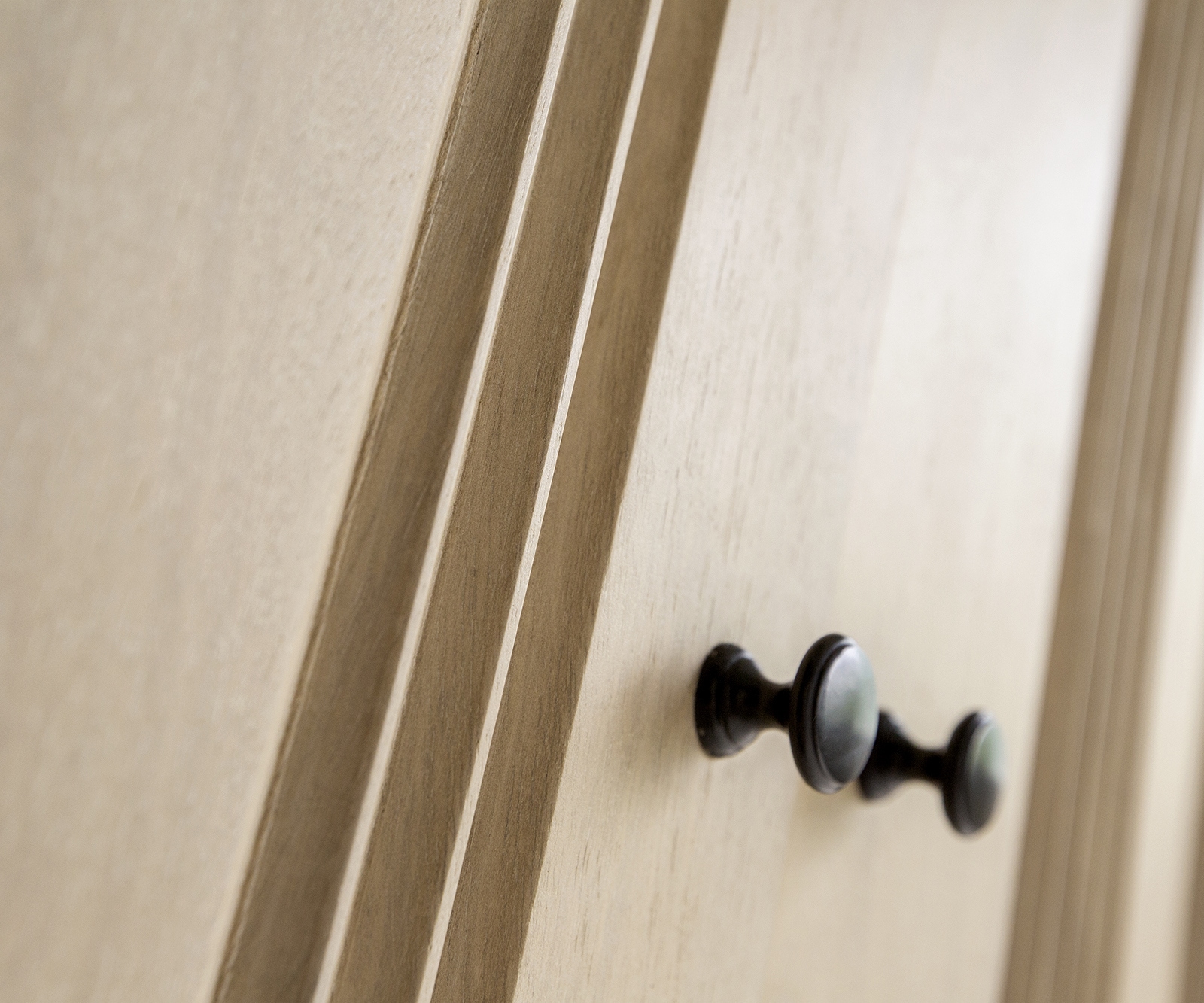 Highboard Nestos 90x140 cm Mango White Wash Metall Schwarz 2 Türen 2 Highboard Nestos 90x140 cm Mango White Wash Metall Schwarz 2 Türen 2