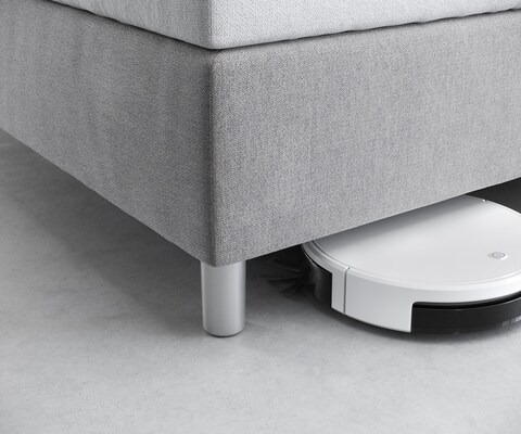 Dream Fußvariantenset Boxspringsystem alufarbig Füße Bodenfreiheit 10 cm für Bettbreite 140/160/180/200