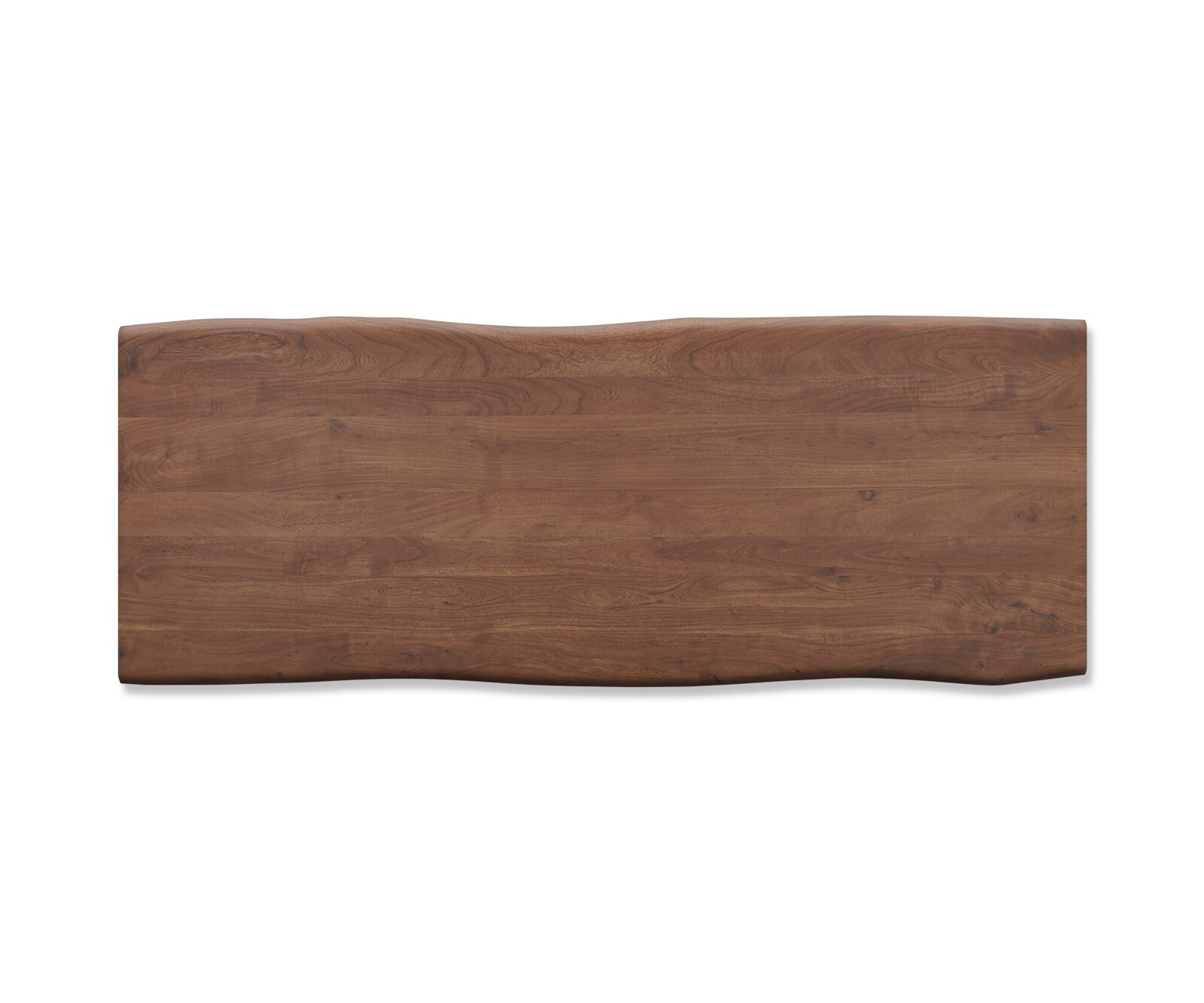 Esstisch Edge 260x100 XL Akazie Braun Metall Schräg Live-Edge 3