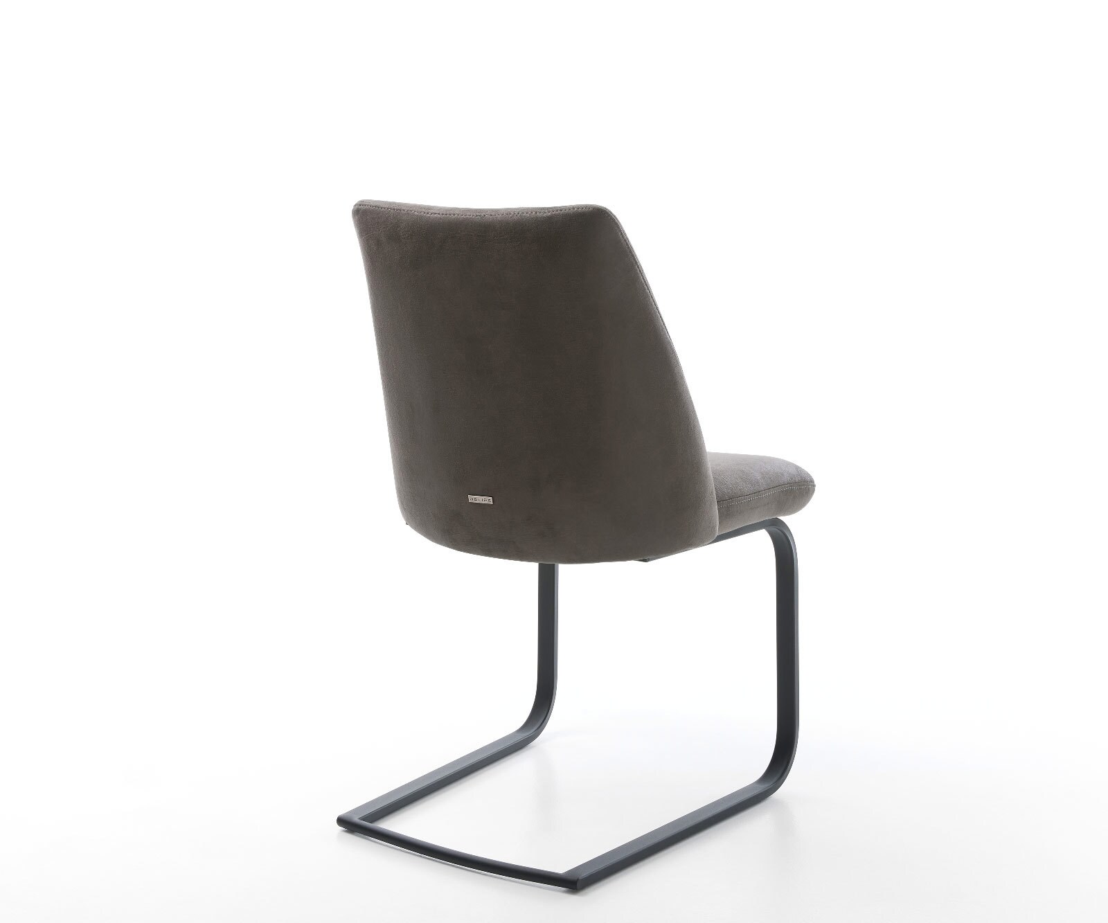 Freischwinger Elso-Flex Mikrofaser Anthrazit Vintage Freischwinger flach Schwarz Taschenfederkern 5