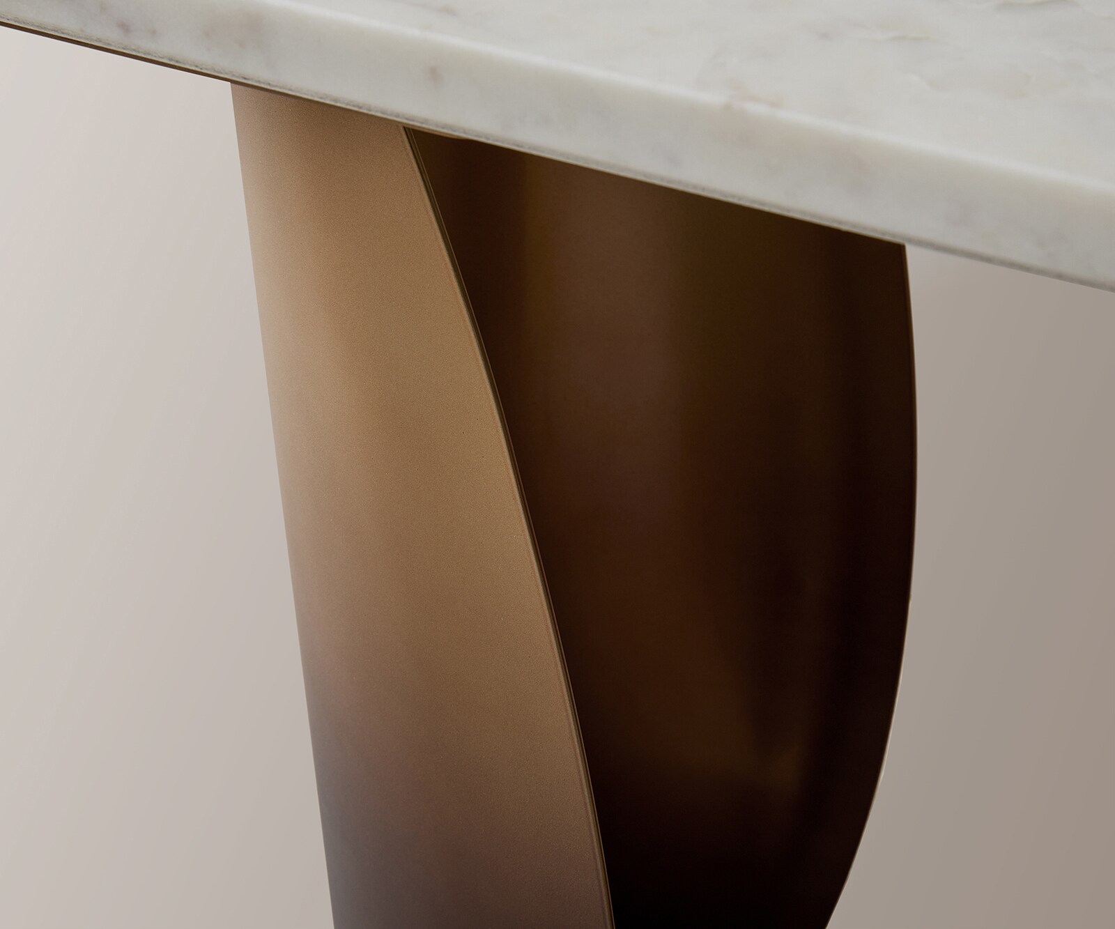 Table basse Solena 135x40 cm marbre 4