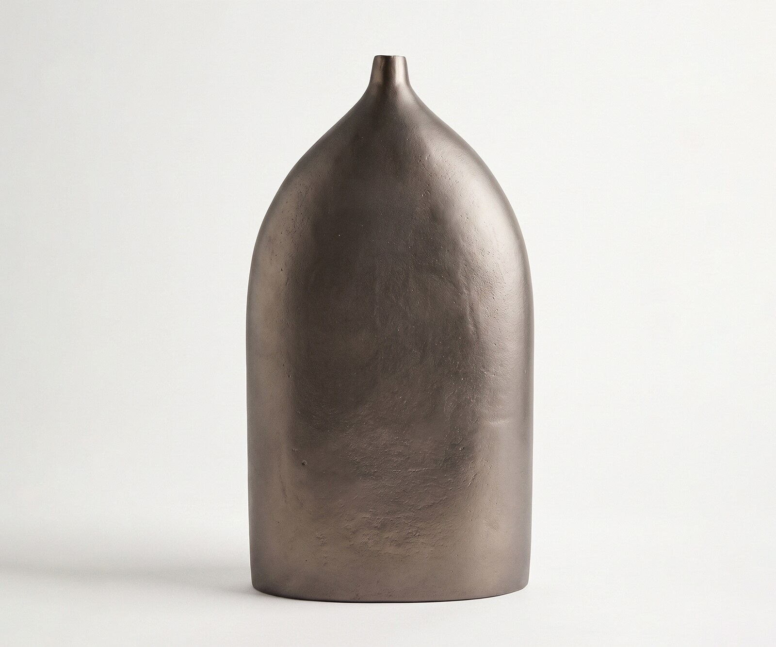 Vase Ogiva l32 x P16 x H56 cm Aluminium Hämatit Moulé