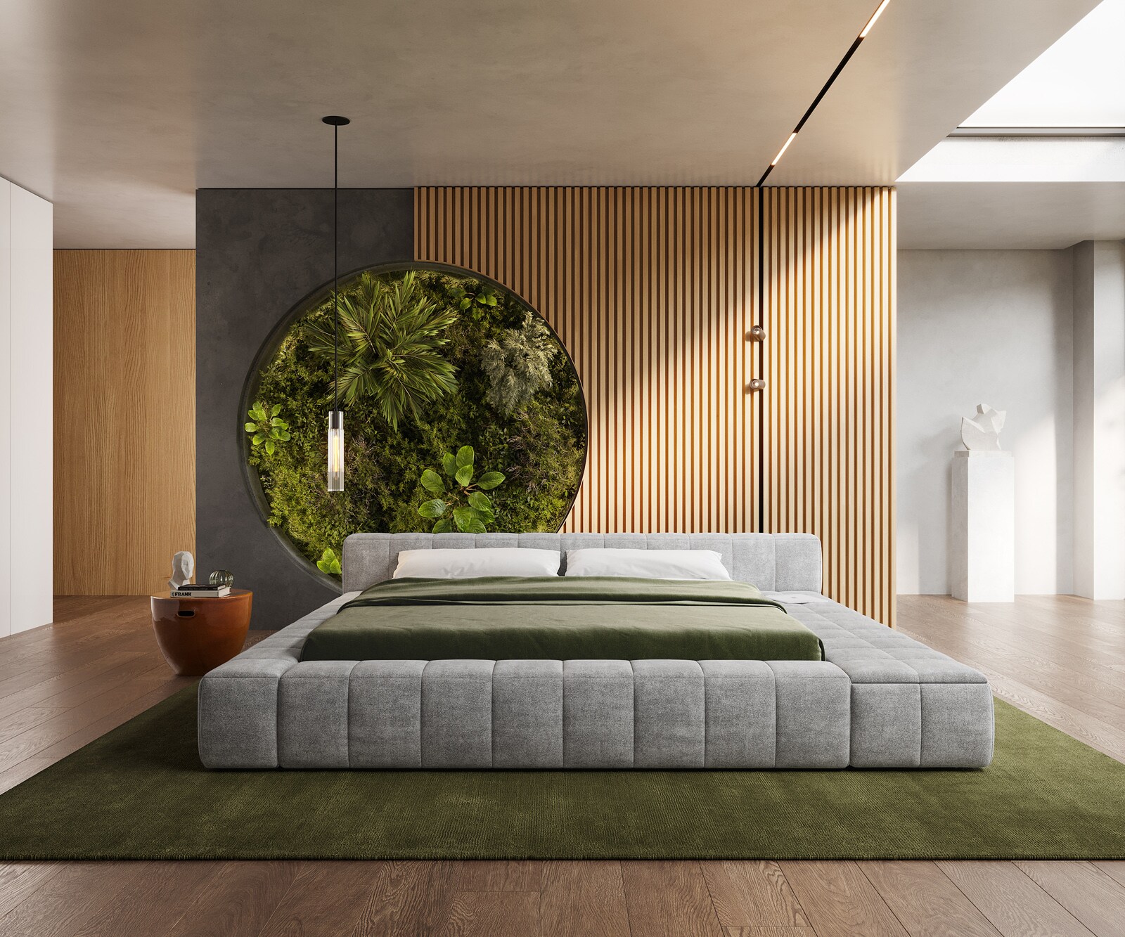 Polsterbettgestell Espazio 180x200 cm Strukturstoff Soft Grau 1