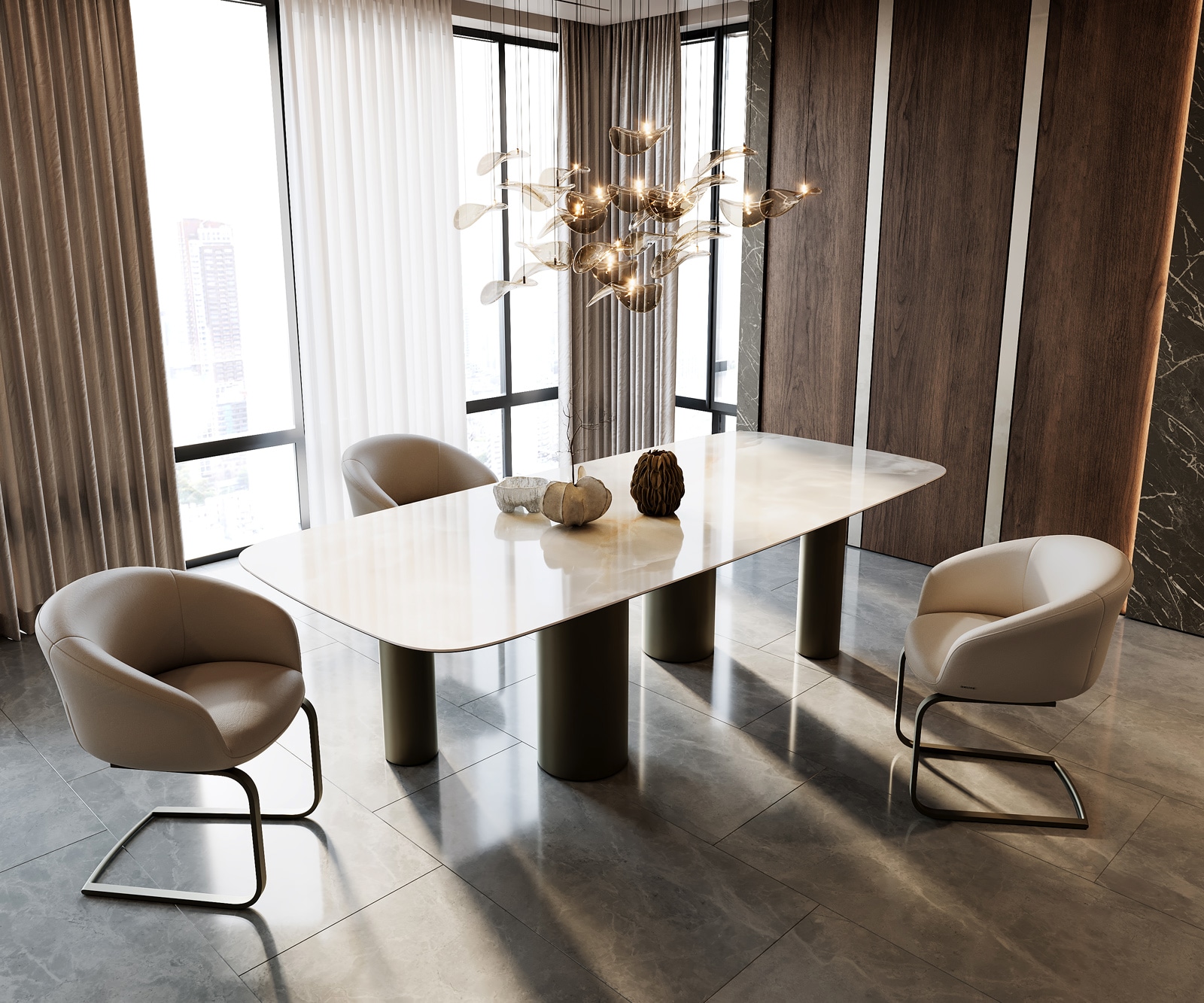 Esstisch Edge Boot 270x120 Keramik Iris FMG Onice Grigio Pilier Metall Effektfinish Titan 6 Esstisch Edge Boot 270x120 Keramik Iris FMG Onice Grigio Pilier Metall Effektfinish Titan 6