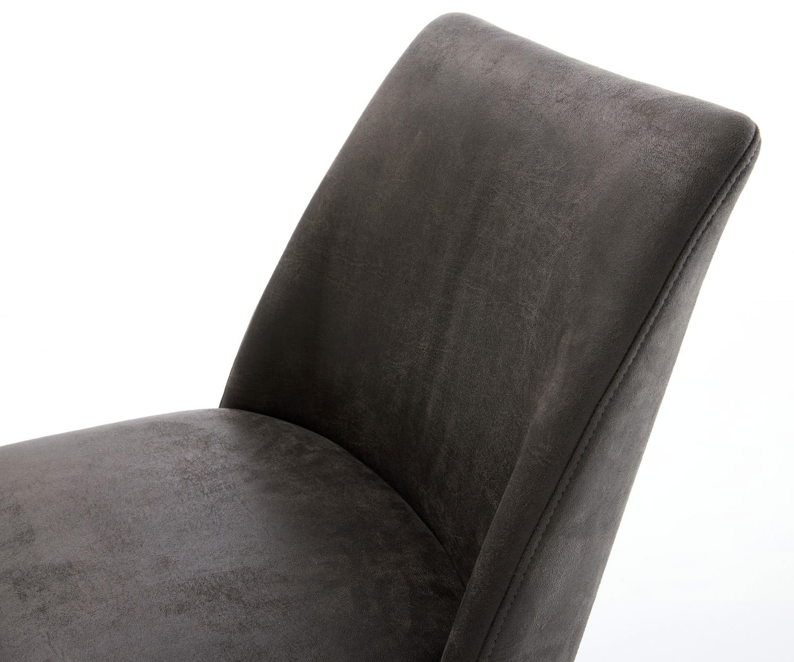 Drehstuhl Elso-Flex Mikrofaser Anthrazit Vintage Kreuzgestell breit Effektfinish Titan 360° drehbar Taschenfederkern 3 Drehstuhl Elso-Flex Mikrofaser Anthrazit Vintage Kreuzgestell breit Effektfinish Titan 360° drehbar Taschenfederkern 3