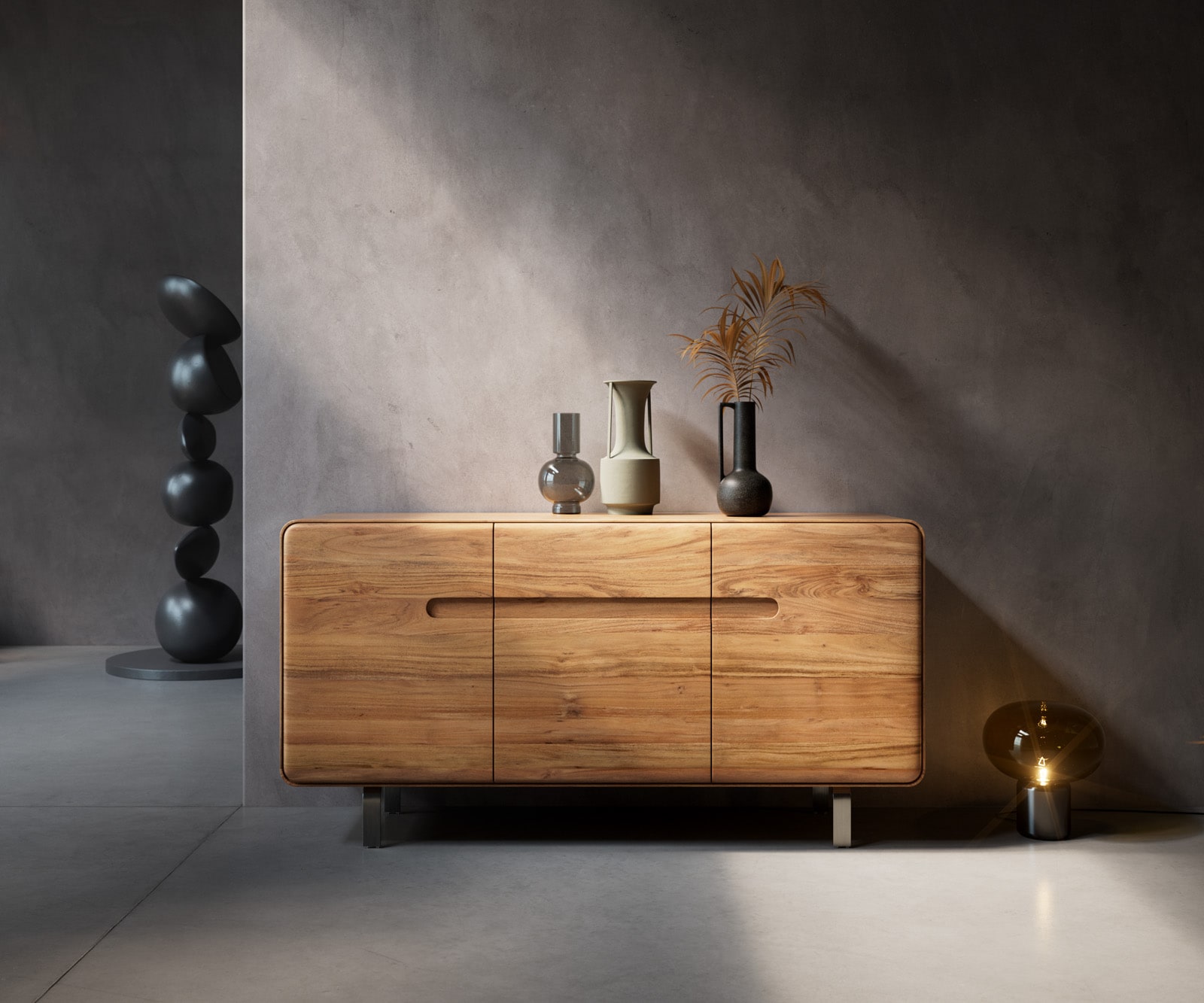 Sideboard Anaya Akazie Natur  Sideboard Anaya Akazie Natur