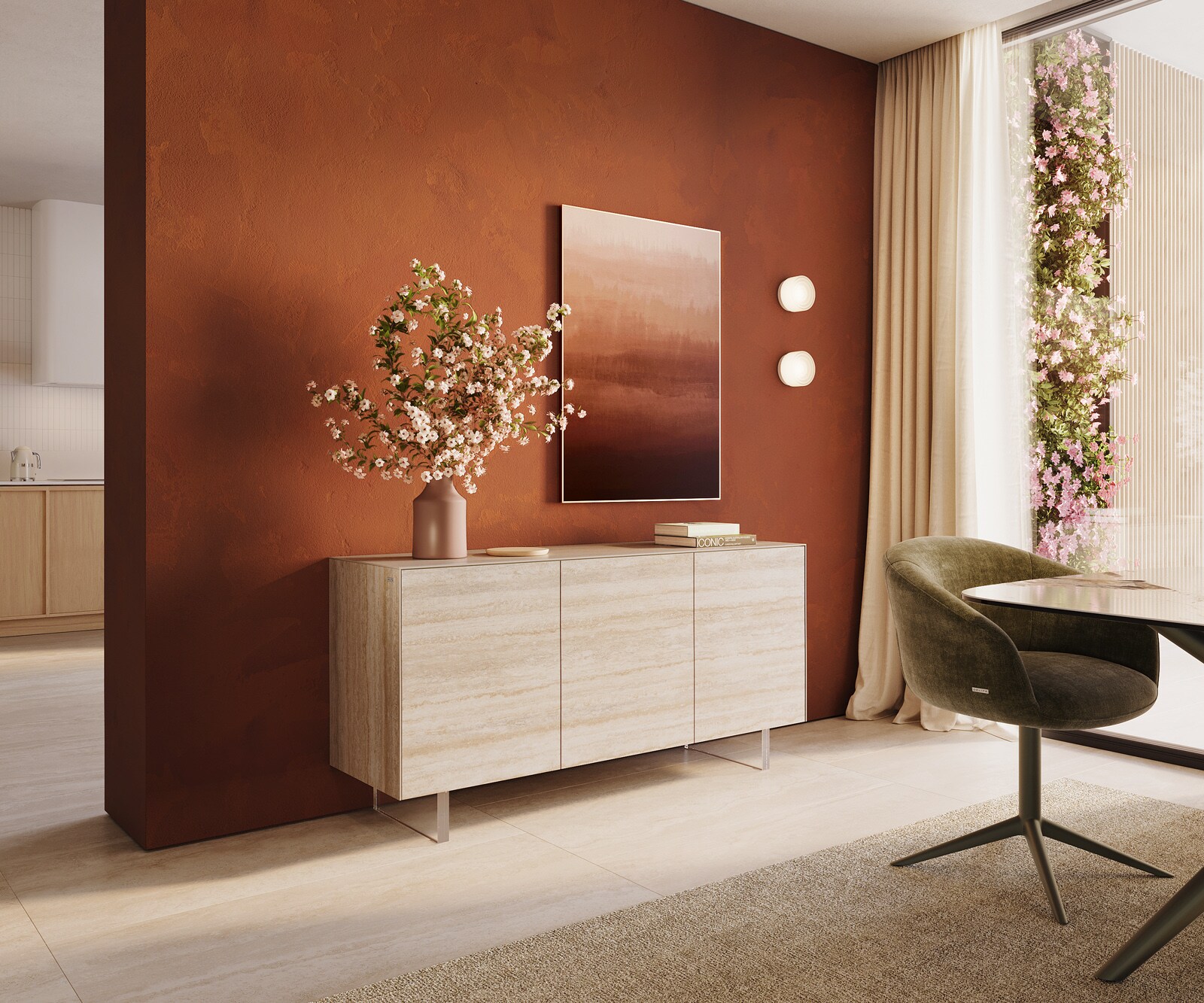 Sideboard Cuor 150 cm Keramik 3 Türen 3