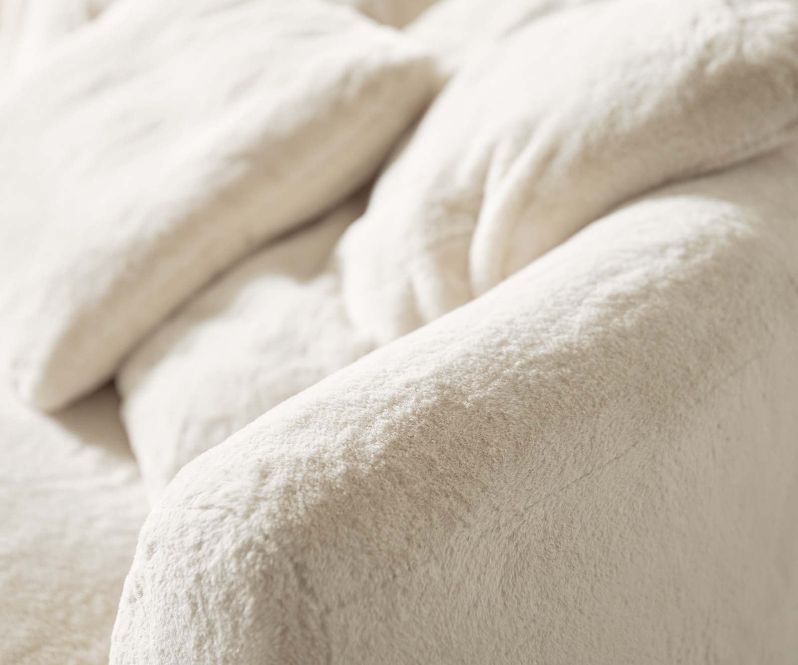 Big-Sofa Edina 330x170 cm Plüsch Creme-Weiß 5