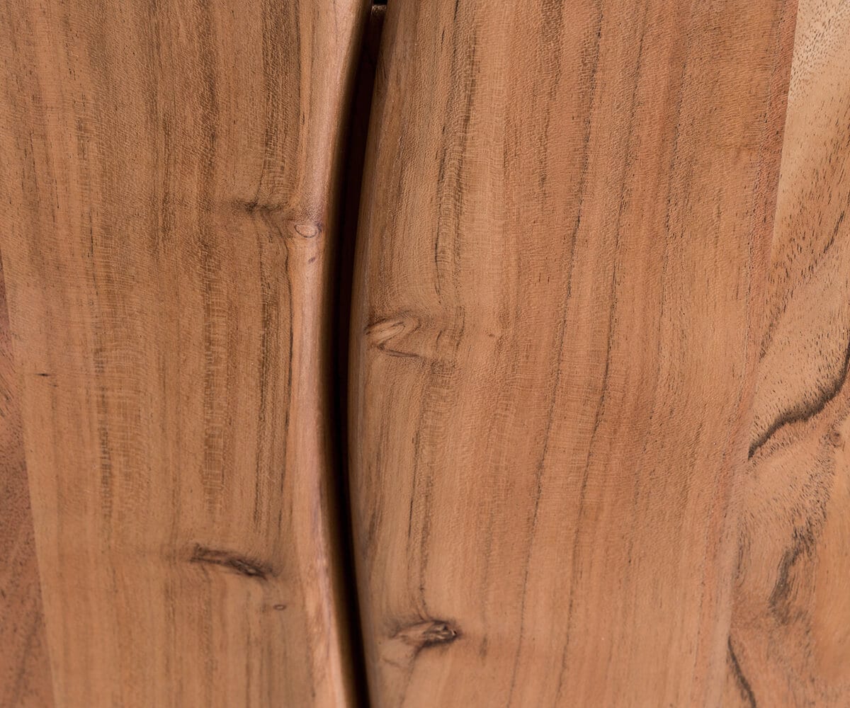 Lowboard Live-Edge 200 cm Akazie Natur 4 Türen 2 Fächer 4 Lowboard Live-Edge 200 cm Akazie Natur 4 Türen 2 Fächer 4