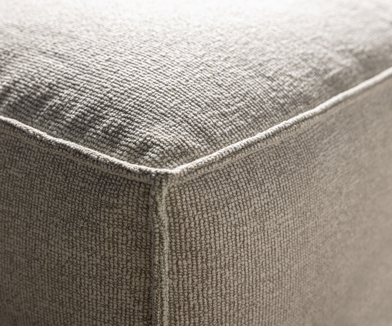 Ecksofa Freestyle 310x200 cm Webstoff Soft Beige Kedernaht 4