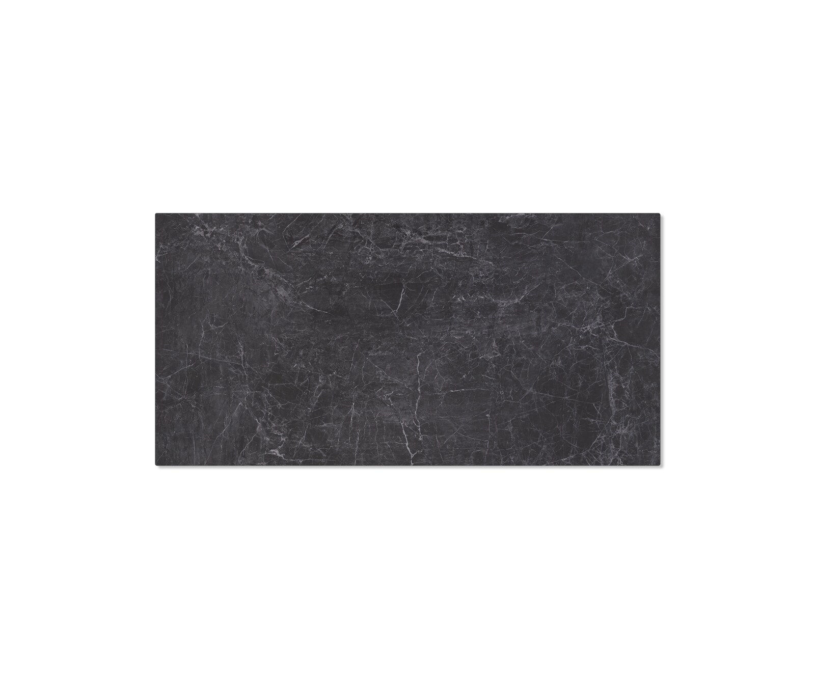 Table-à-manger Edge 200x100cm Laminam® céramique gris pieds milieu croisé noir 3