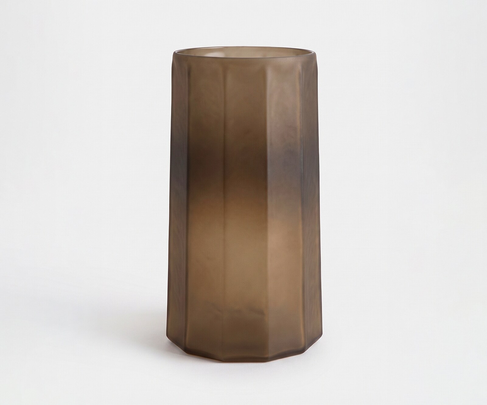 Vase Octara B21 x T21 x H35 cm Glas Aurum Gegossen
