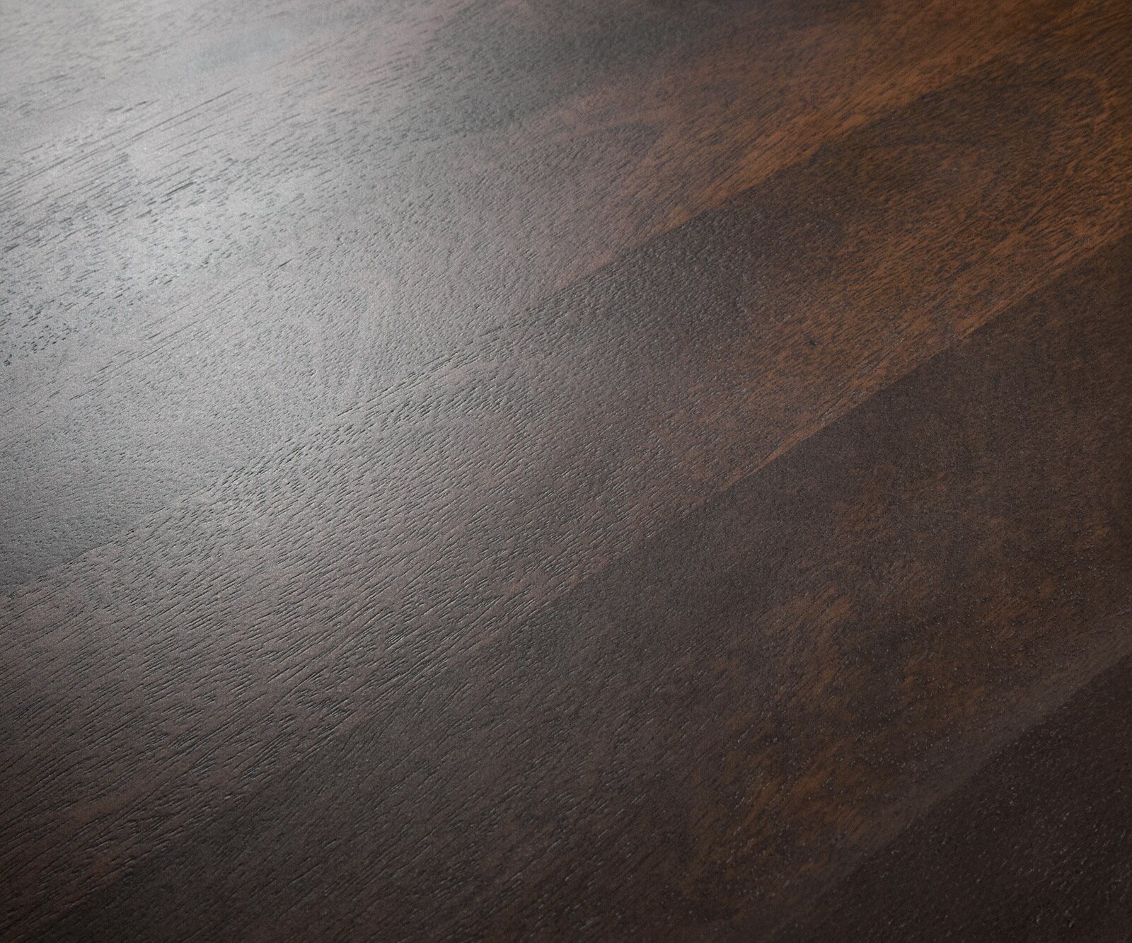 Lowboard Follia 200 cm Mango Braun 4 Türen Winkelfuß Edelstahl gebürstet 2