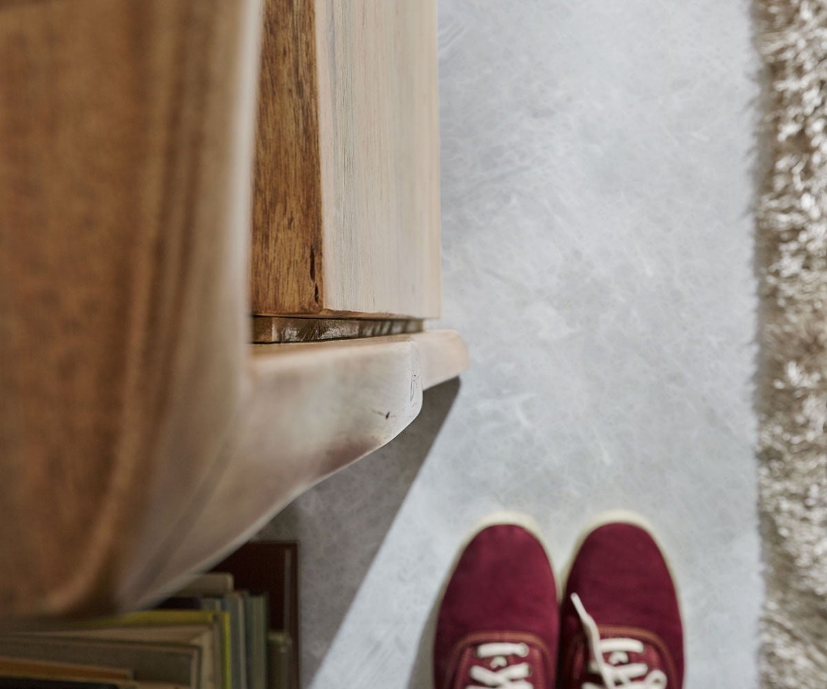 Sideboard Live-Edge 145 cm Akazie Natur 3 Türen 5 Sideboard Live-Edge 145 cm Akazie Natur 3 Türen 5