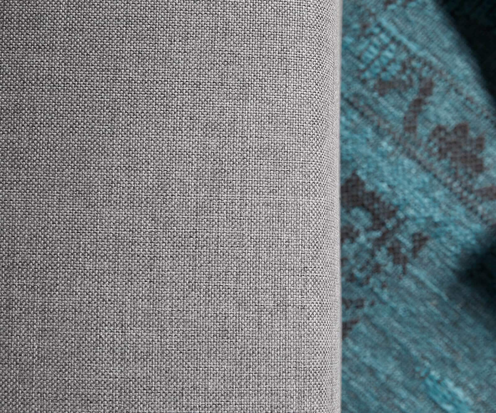 Tabouret Clovis Gris L98 x P83 Module Gris Tissu plat 3 Tabouret Clovis Gris L98 x P83 Module Gris Tissu plat 3