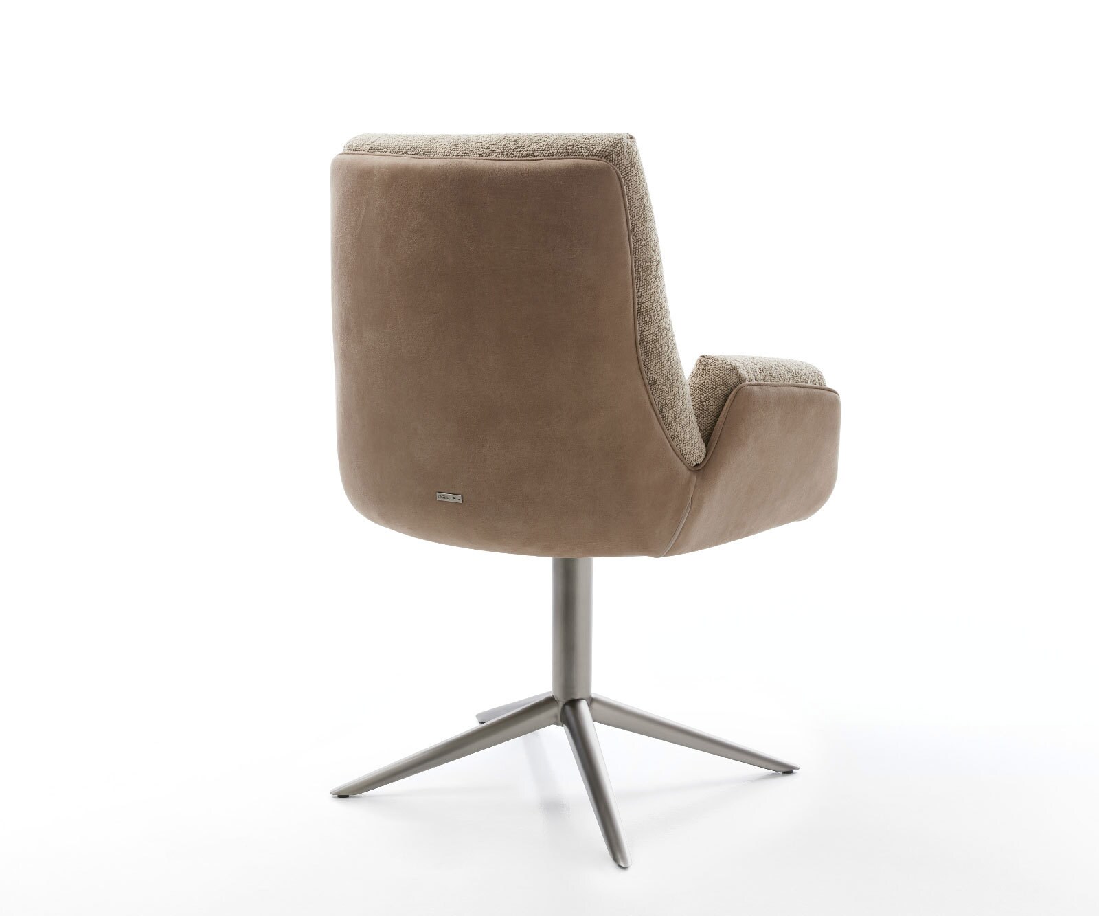 Drehstuhl Clea-Flex Materialmix Schlamm Fußkreuz Graphit 360° drehbar Wippfunktion 4