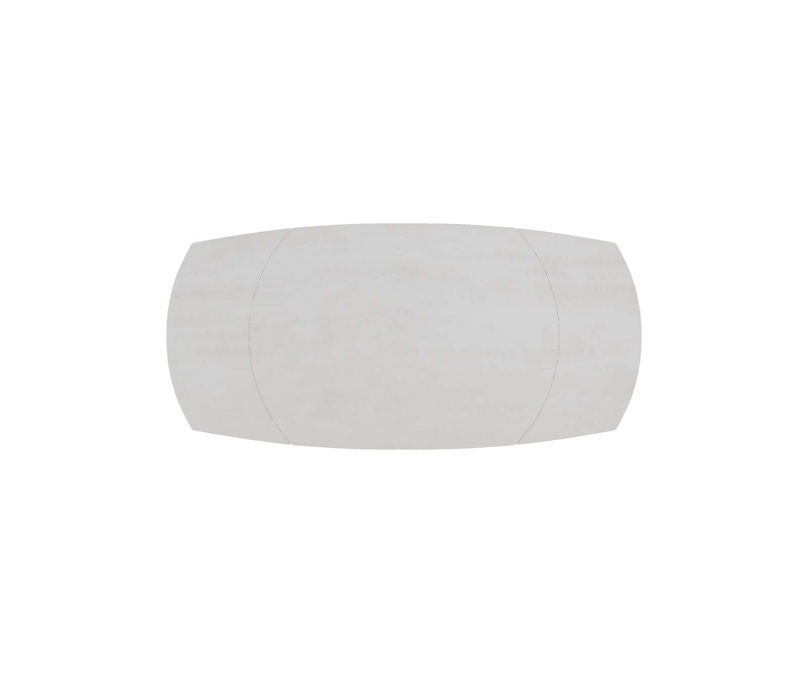 Esstischplatte Edge Boot 130-200x100 cm Keramik Onyx Champagne ausziehbar 1