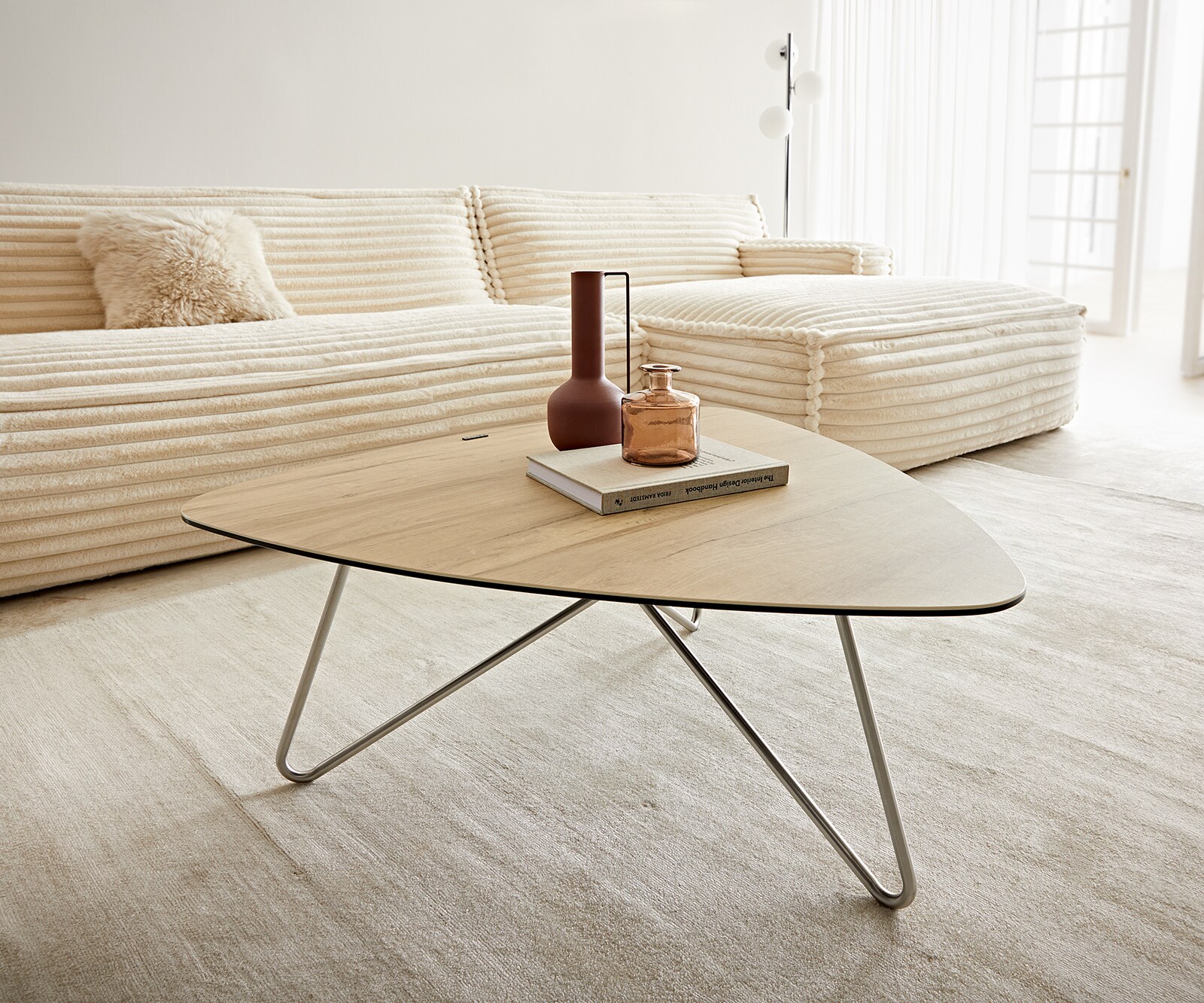 Couchtisch Ekrem Keramik Hairpin Gestell 4