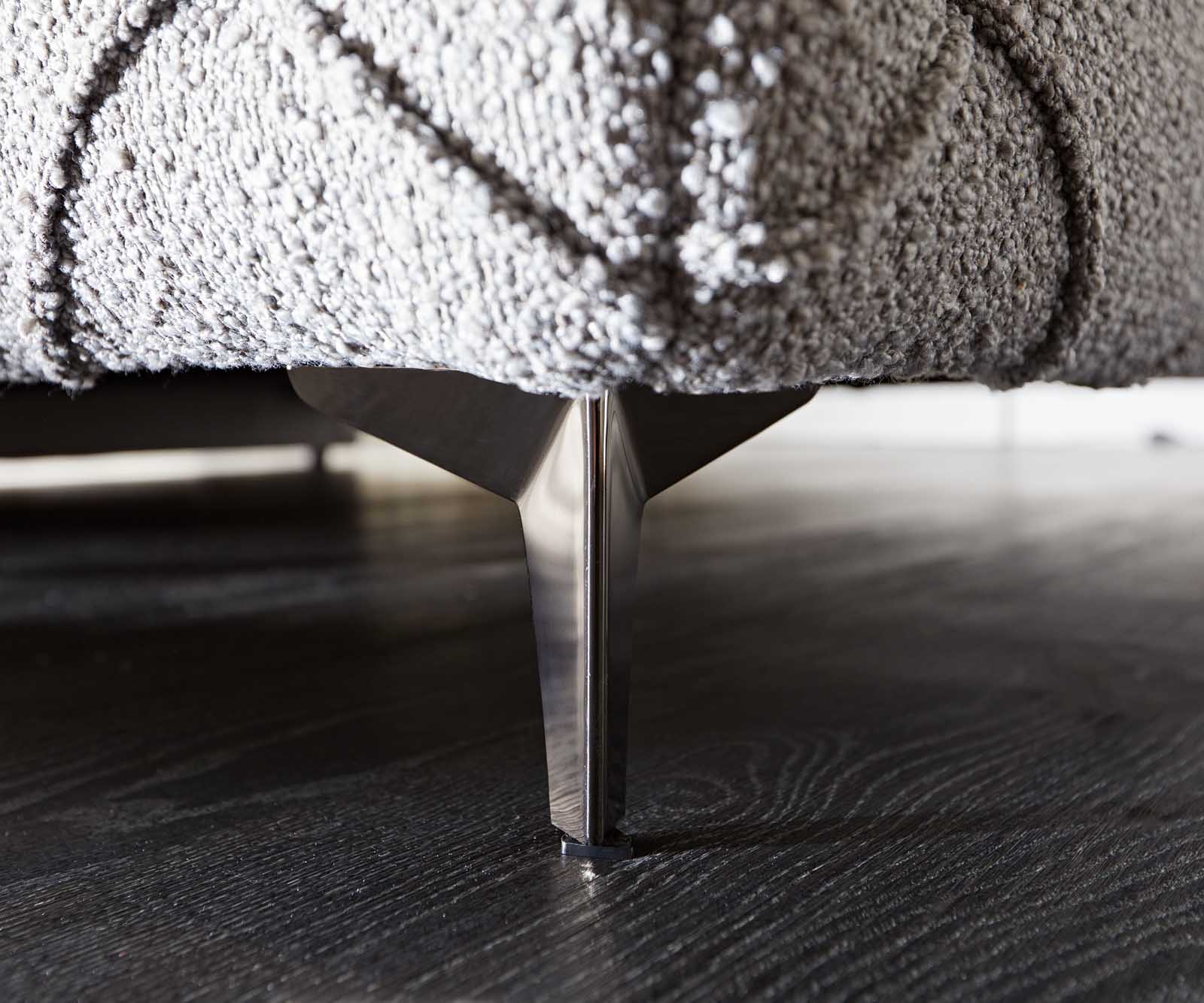 Polsterbettgestell Nayara 140x200 cm Bouclé Silbergrau 6 Polsterbettgestell Nayara 140x200 cm Bouclé Silbergrau 6